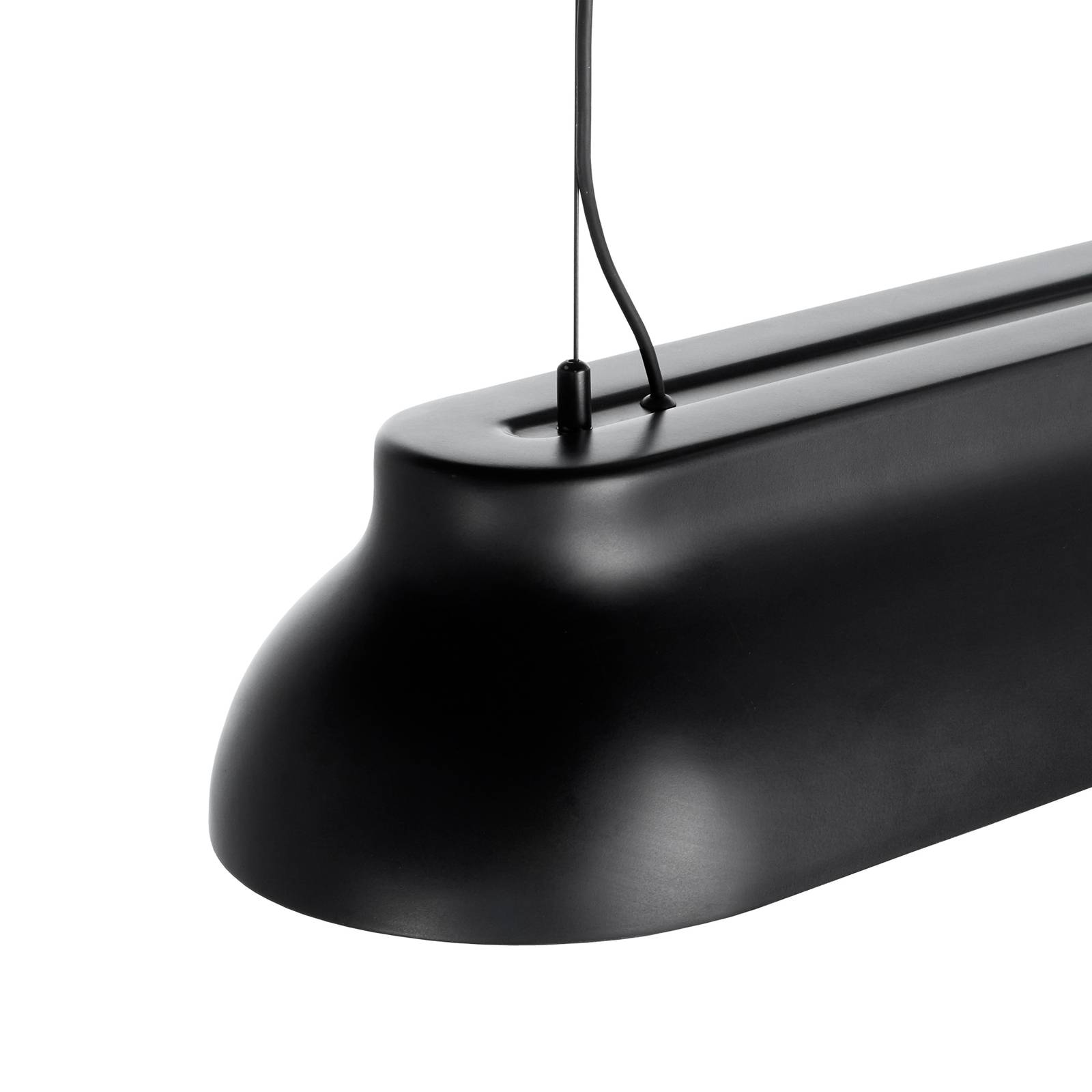 HAY PC Linear żyrandol LED, czarny