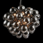 Balbo pendant light with an original grape design