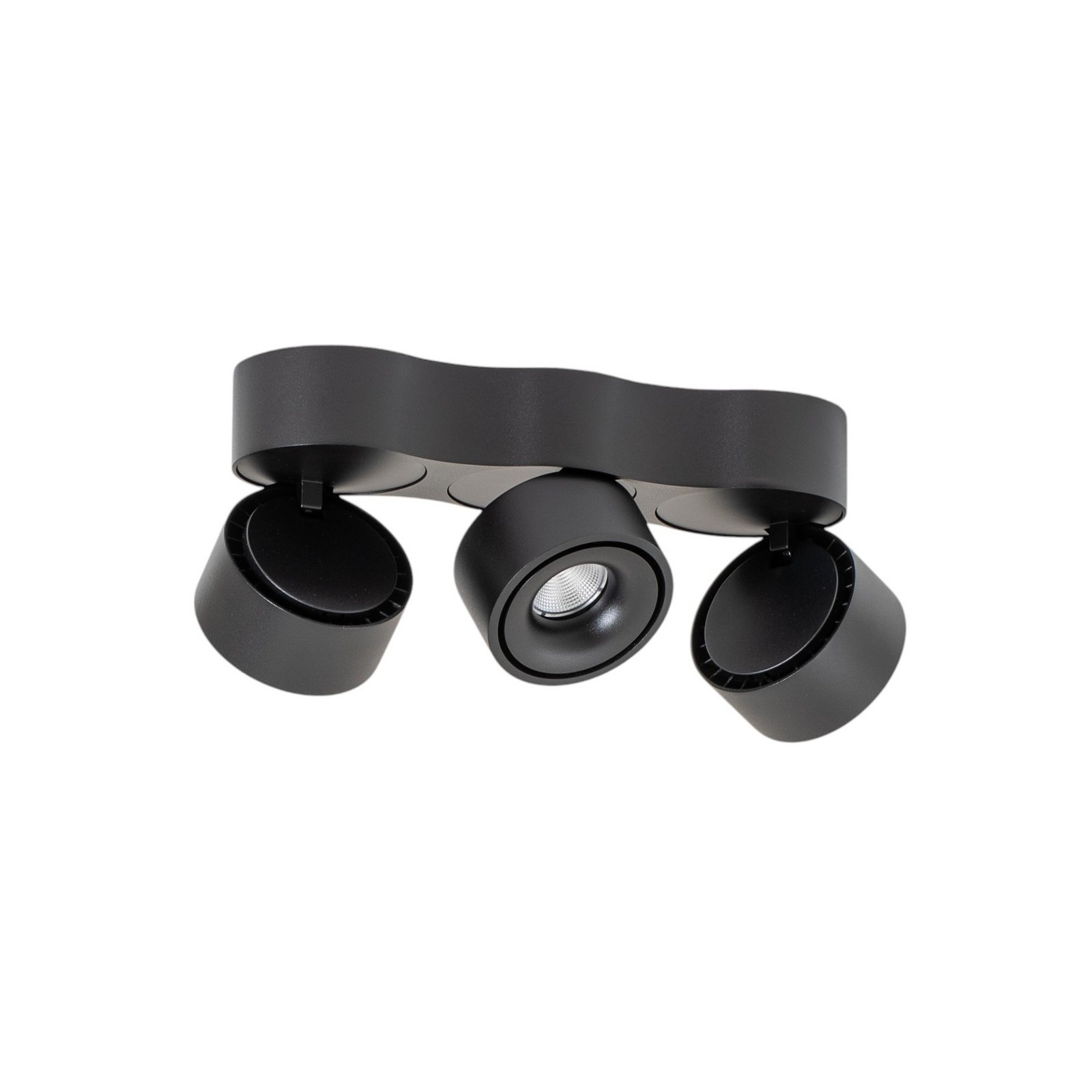 Rotari 3 LED Spot monté en surface 3x8,9W Noir - Arcchio