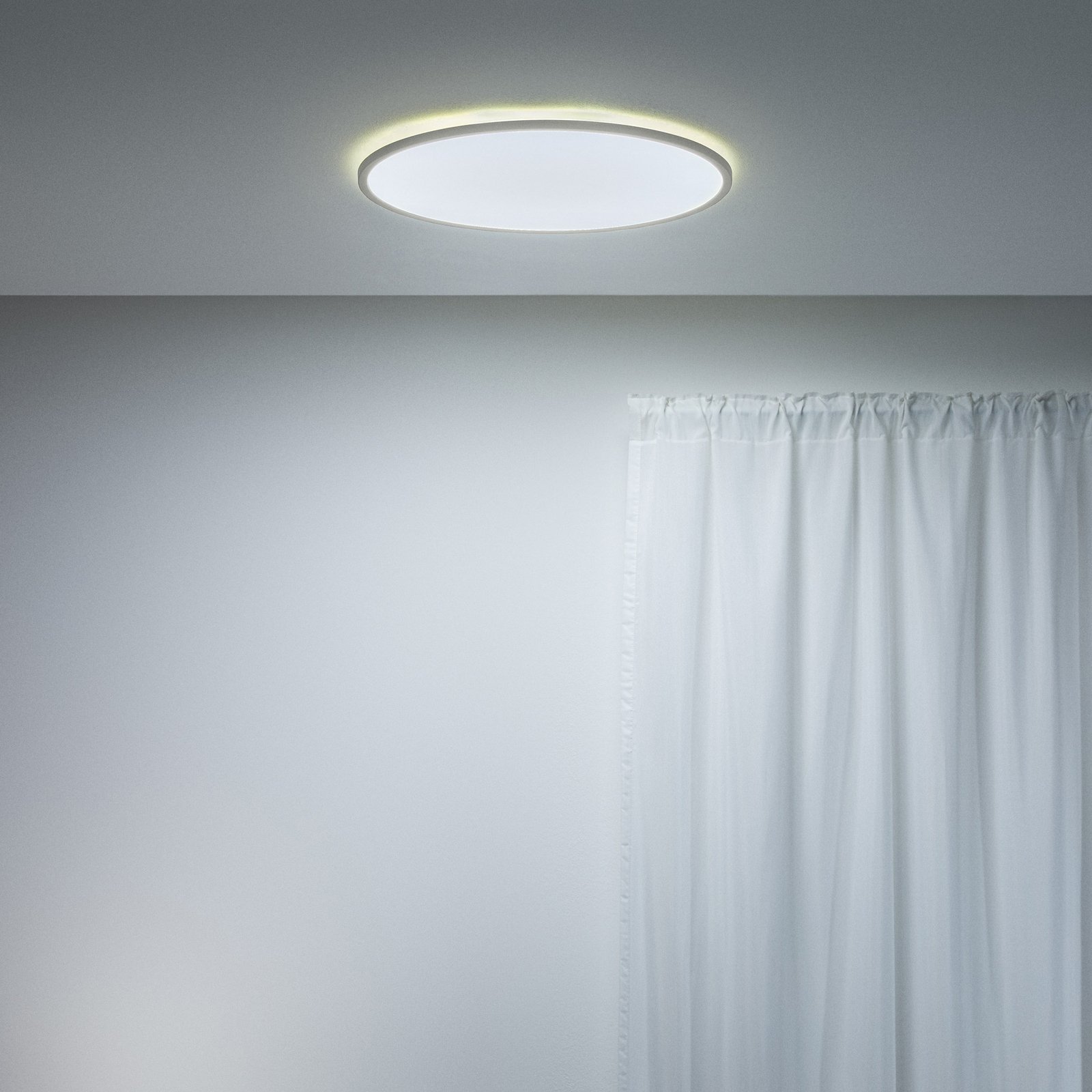 Candeeiro de teto WiZ SuperSlim LED CCT Ø55cm branco