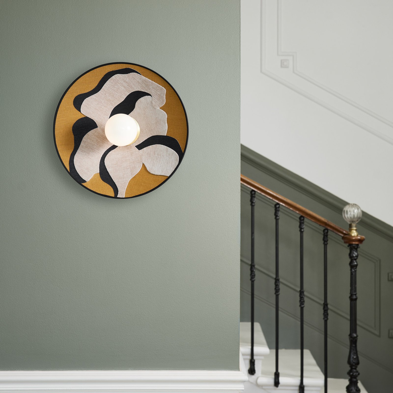 Sonia Laudet Wandlampe Ø 40 cm curry - MARKET SET Sonia Laudet Wandlampe Ø 40 cm curry - MARKET SET