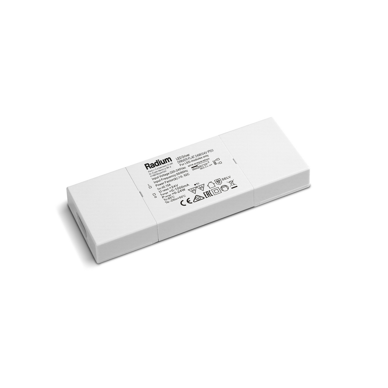 Radium Flat LED-Treiber für Strips