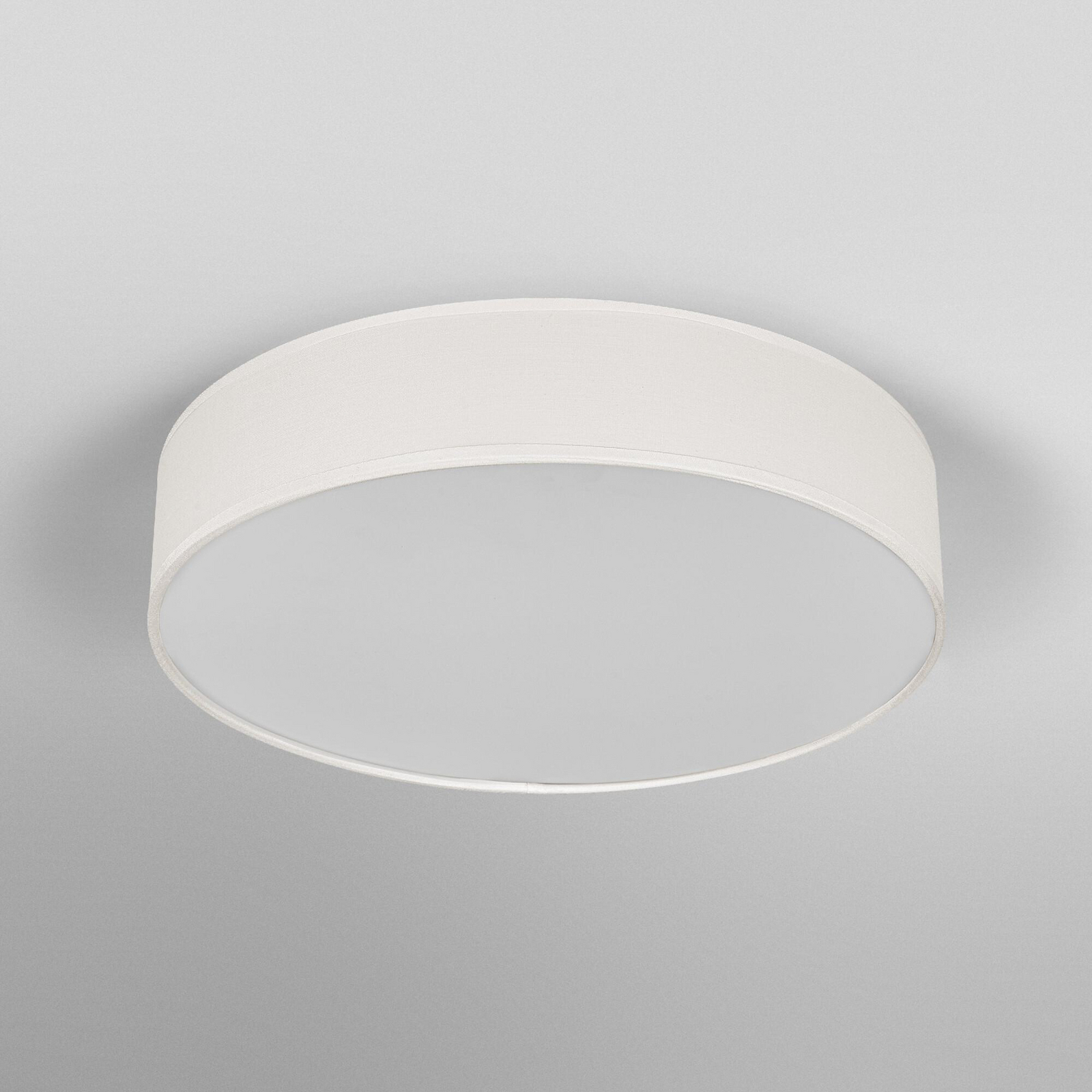 Lampa sufitowa OSRAM ORBIS PARIS, beżowa, Ø 48 cm, tekstylna, E27