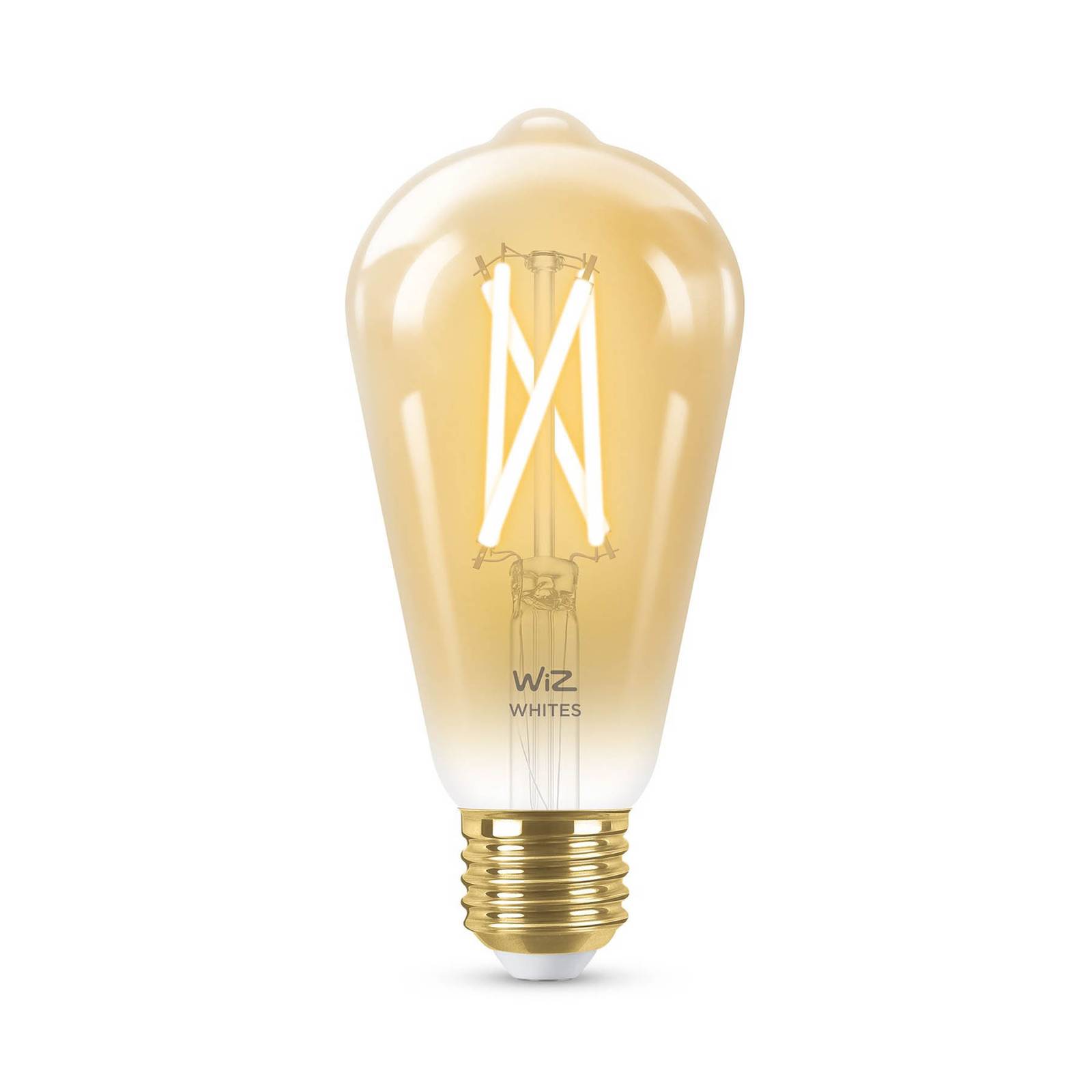 WiZ ST64 LED bulb E27 7 W Edison amber CCT, E27, 7 W, energy efficiency: F, L: 14.1 cm