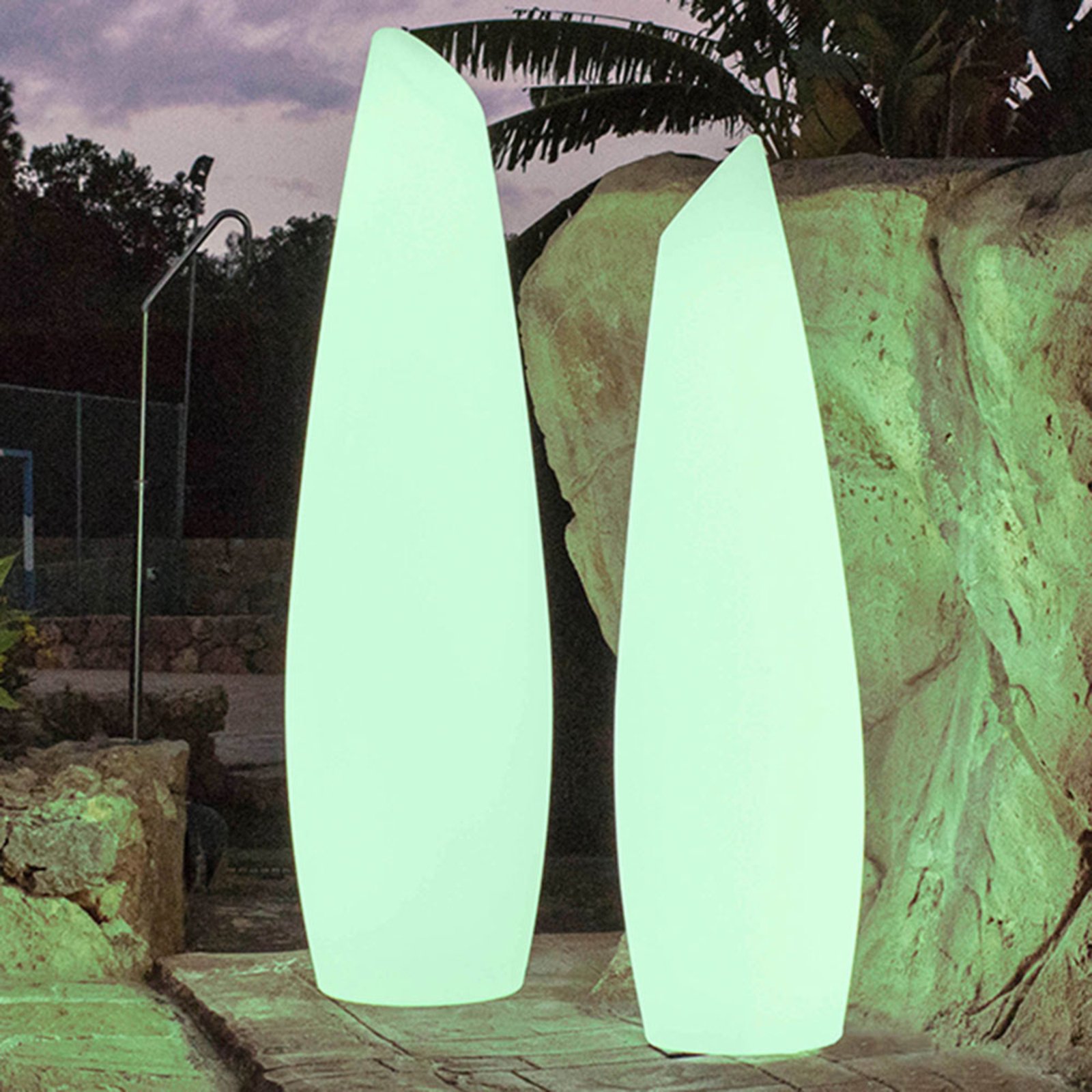 Newgarden Fredo piantana LED accu, altezza 140 cm