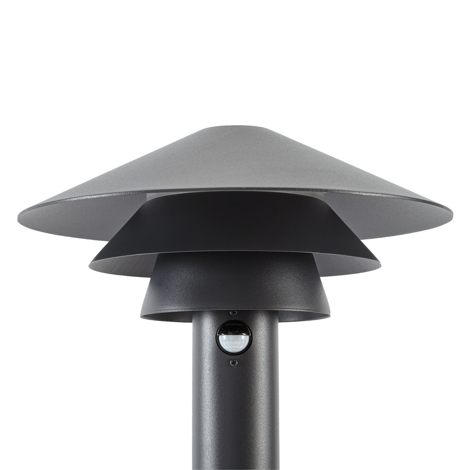 Montaro LED-Wegeleuchte, anthrazit, 110 cm, Sensor, Aluminium, IP54 - Lucande