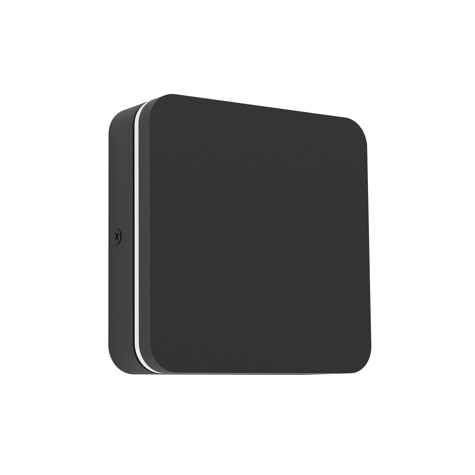 LED-Außenwandlampe Pedersano, schwarz, Länge 14 cm, Metall