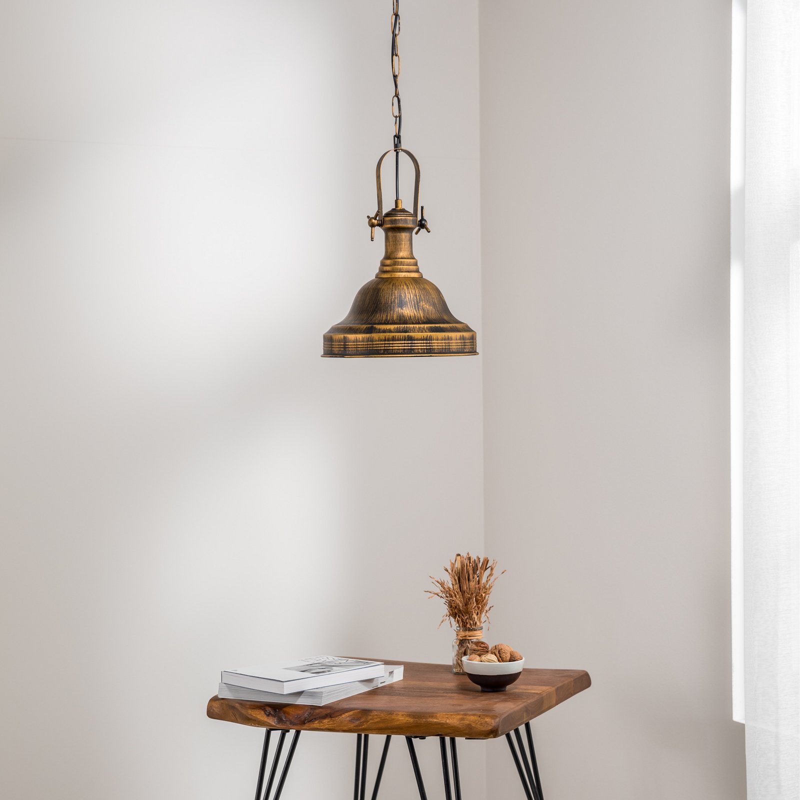 AV-4106-M36-CPR pendant light, antique design