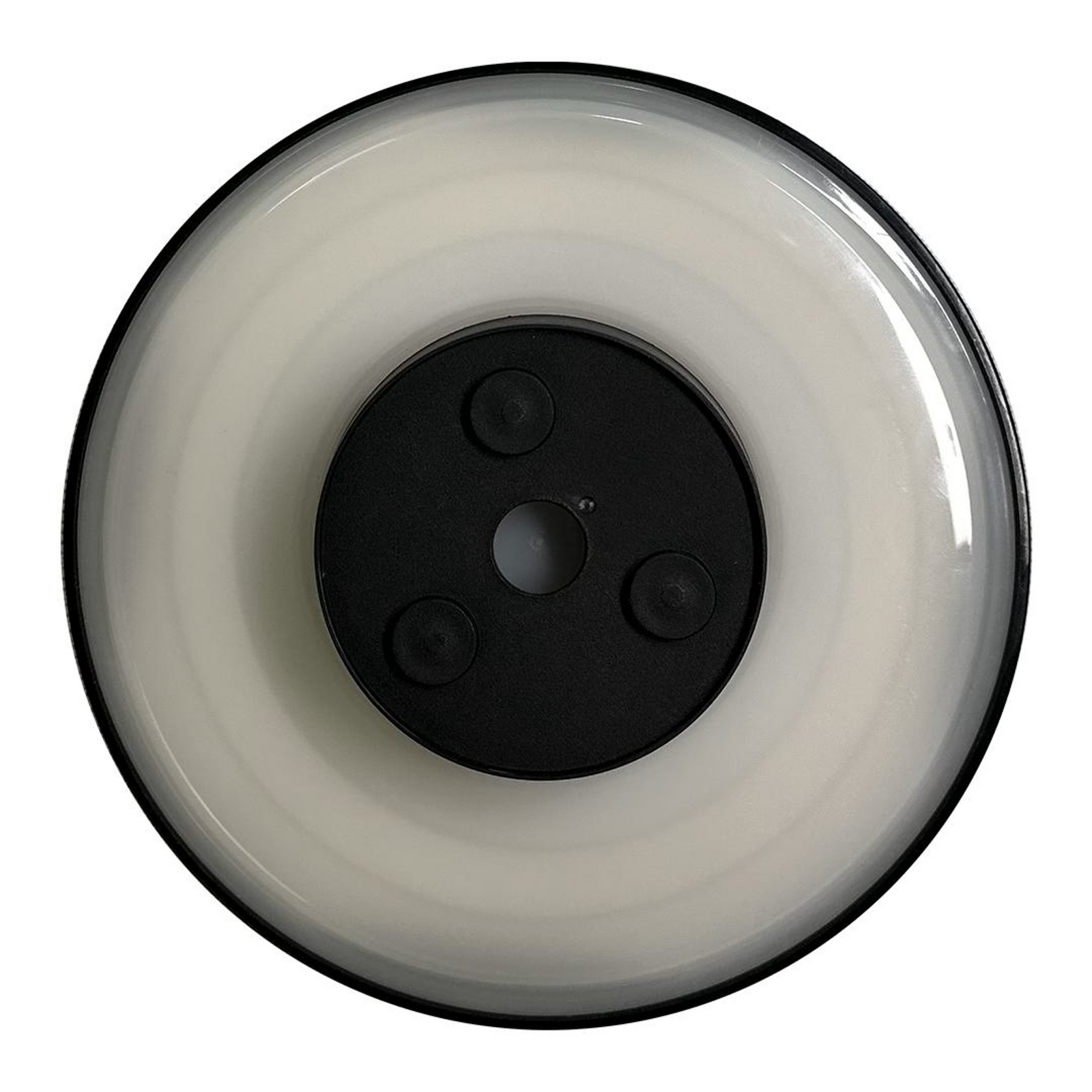 LED-Wandleuchte Disk, Ø 25cm, schwarz, Kunststoff, IP65, CCT