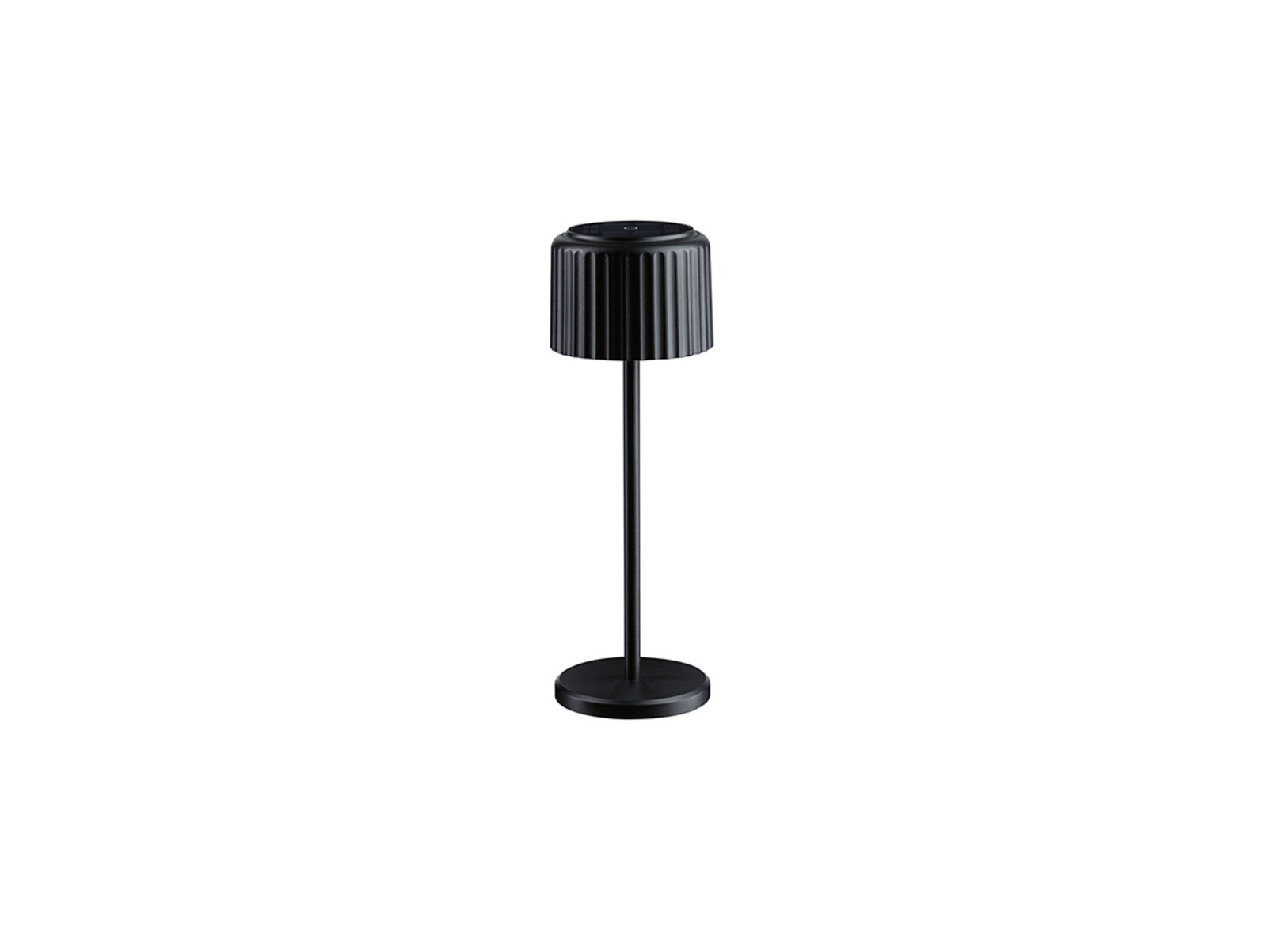 Else Solcelle Bordslampa w/USB-C Dim. IP44 Svart - Paulmann