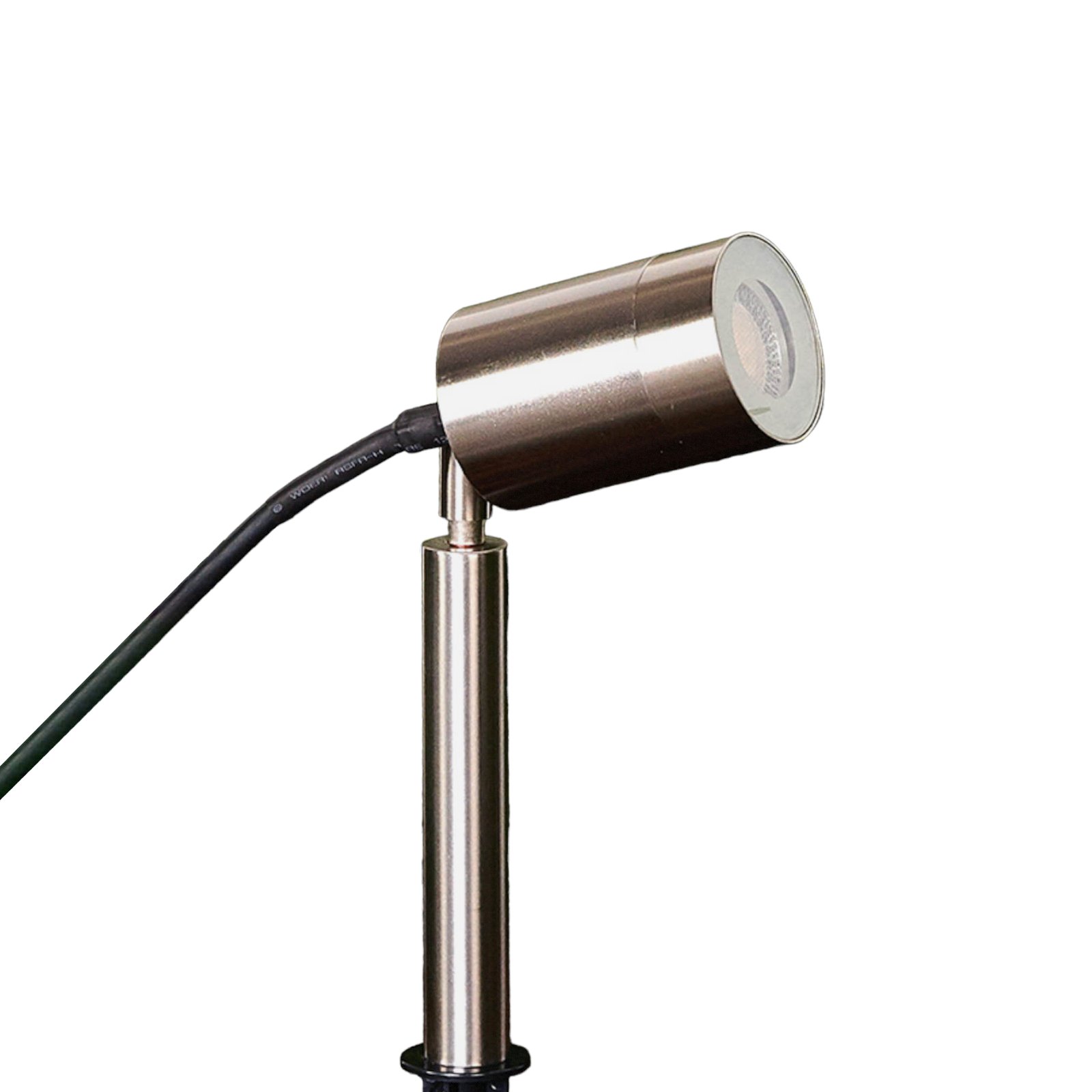 Eske- GU10-grondspieslamp van roestvrij staal