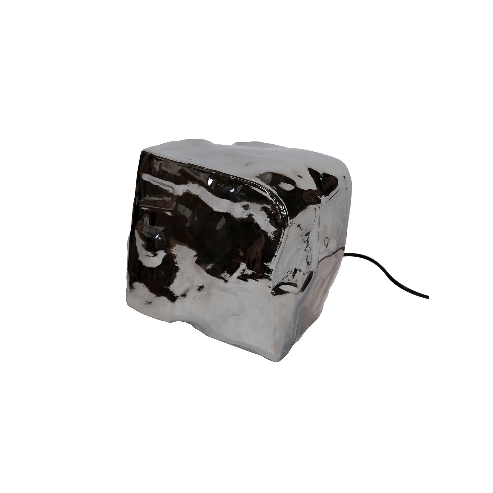 Tafellamp Guldenthal met glazen kap, 1-lamp