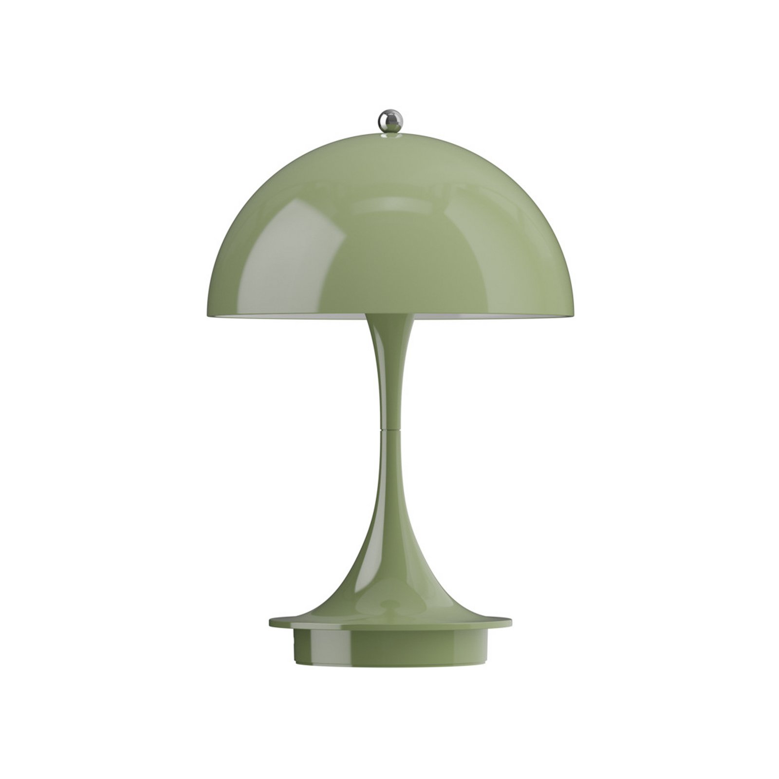 Panthella 160 Portable Table Lamp V3 Opaque Moss Green - Louis Poulsen