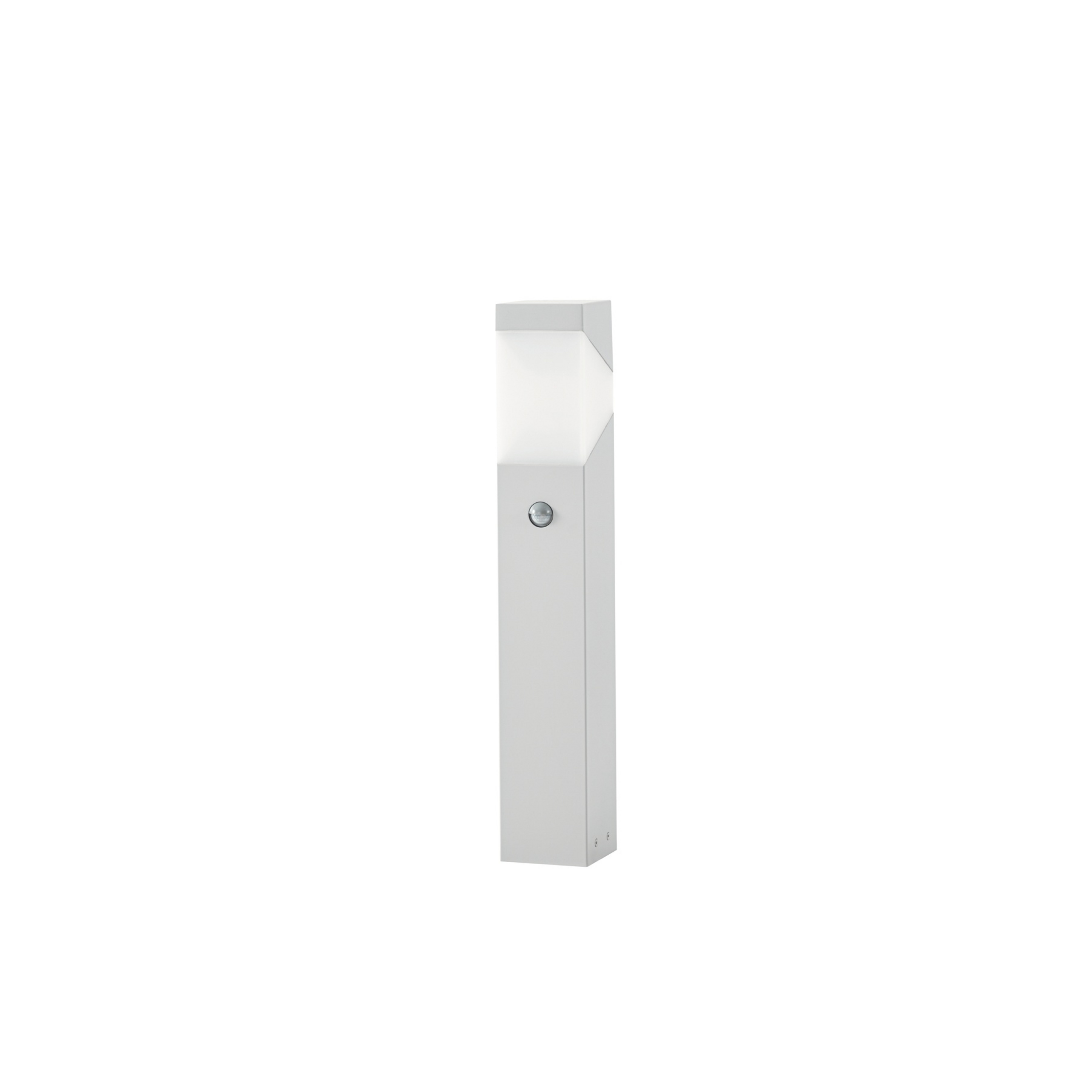 Luminaire pour socle Kiran, gris clair, capteur, 60 cm, E27, IP44 - Lucande