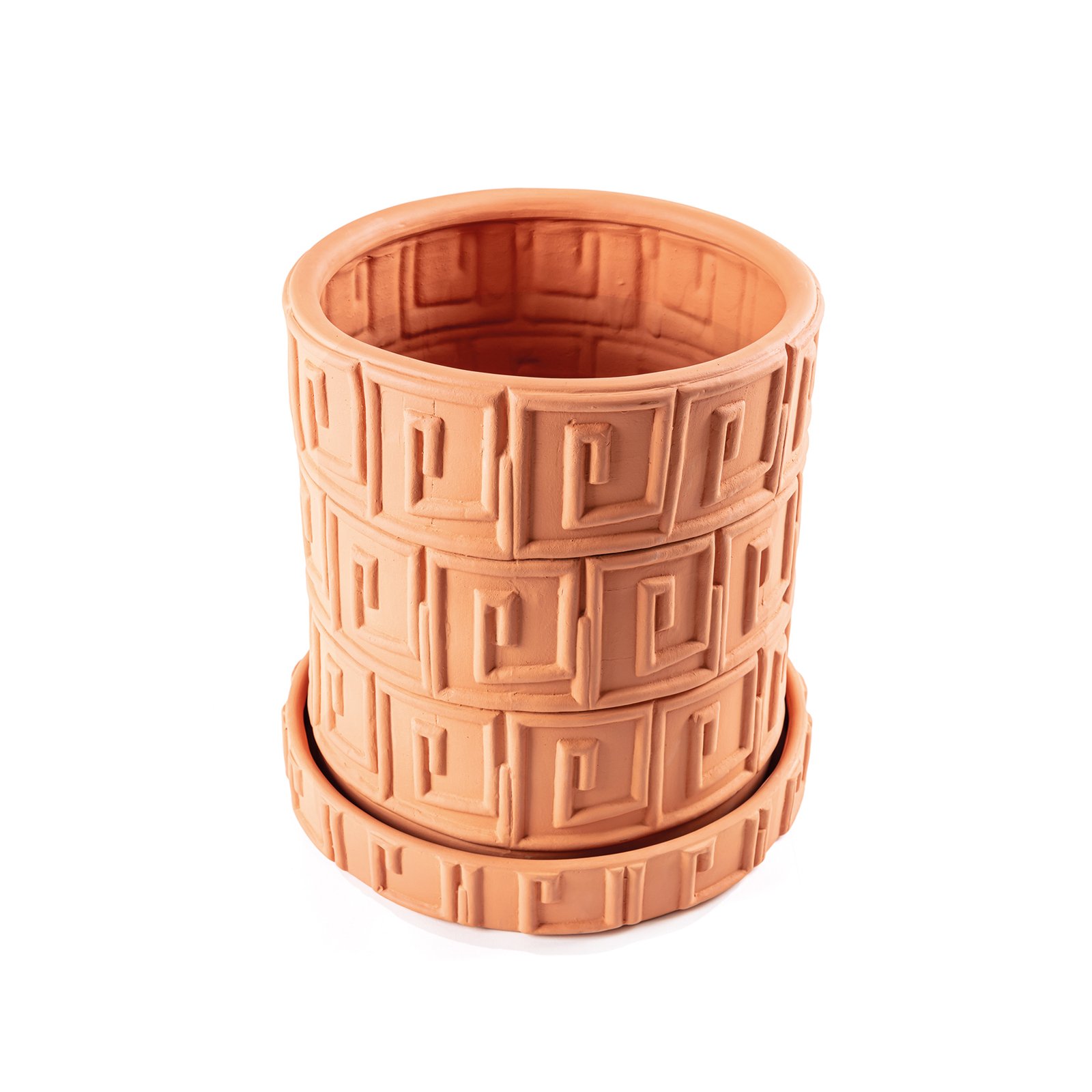 SELETTI Vase Magna Graecia Greca, Untersetzer, Terracotta