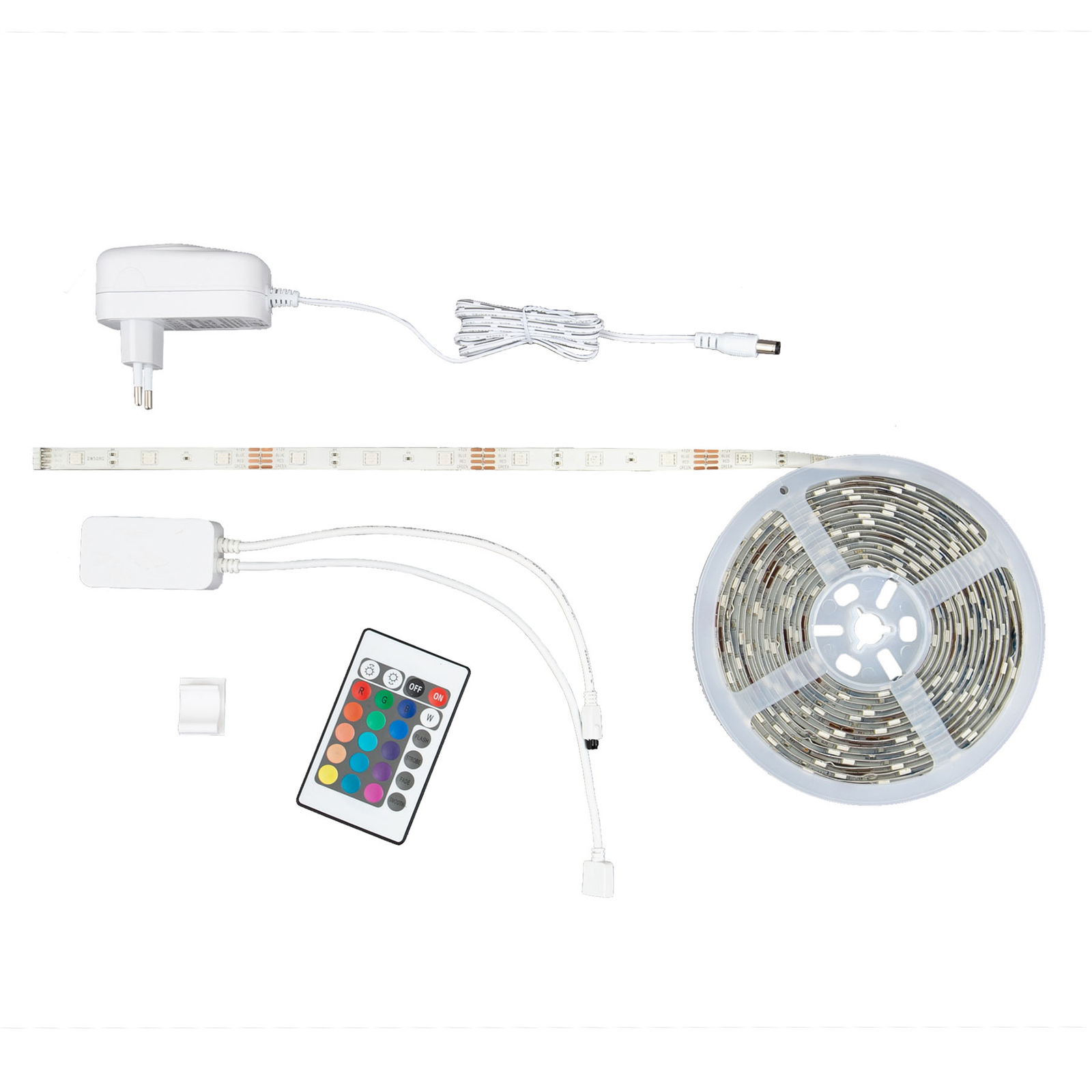 Tira LED RGB WiFi, 500cm, con control remoto