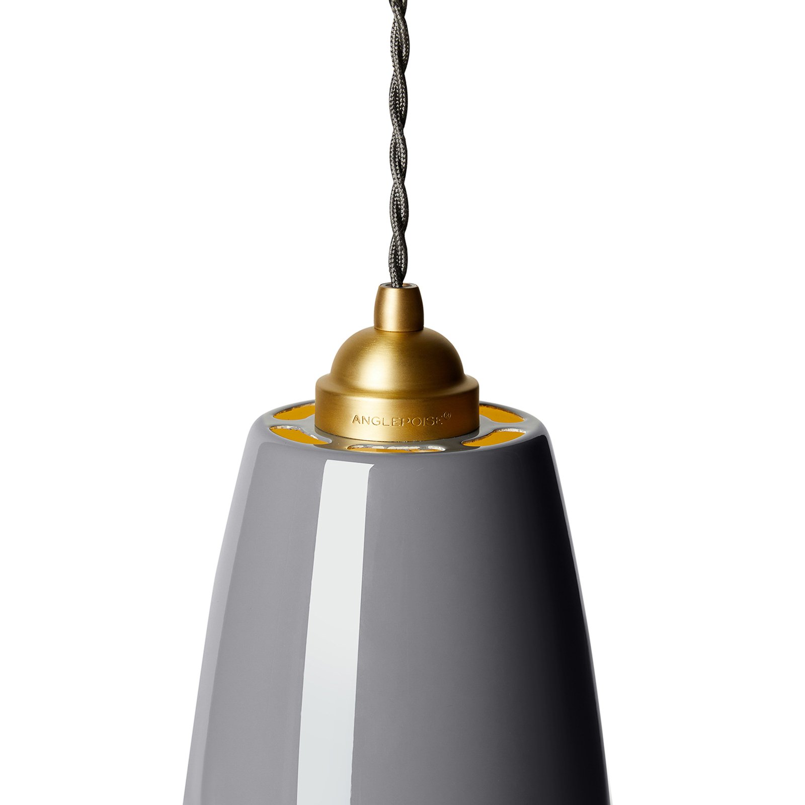 Anglepoise Original 1227 Brass Midi hanglamp grijs