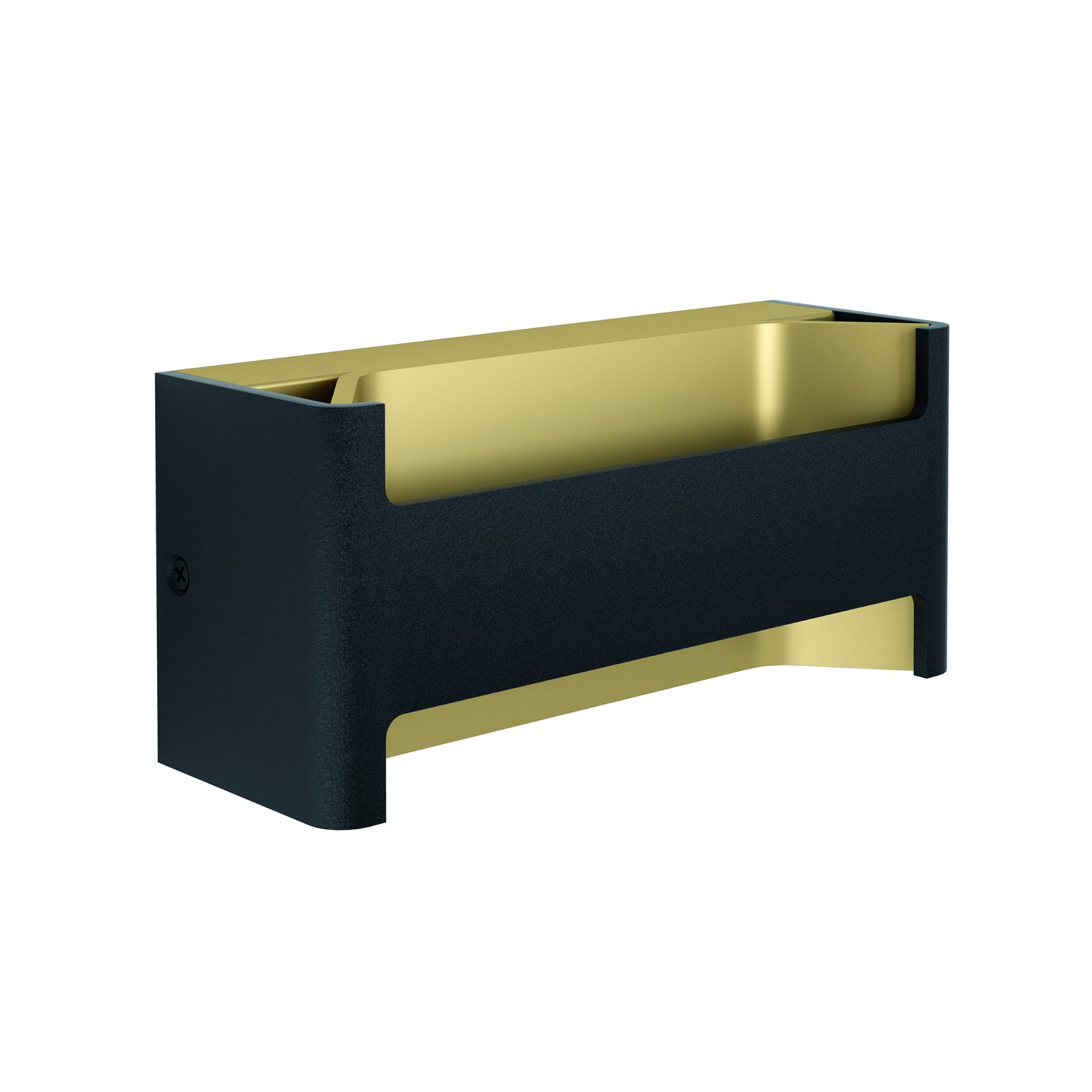 Aplique LED Feloniche en negro/dorado