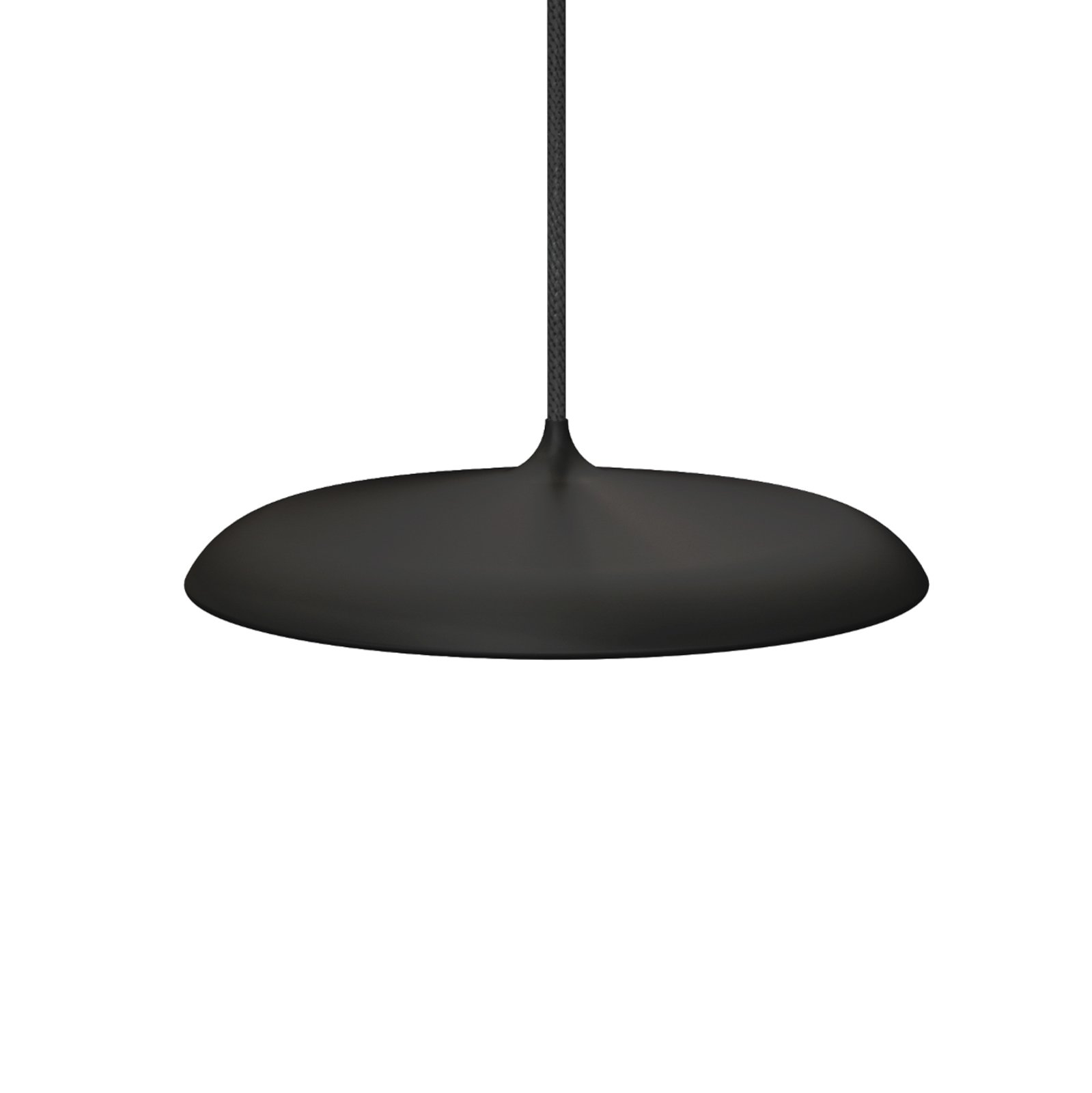 LED-hänglampa Artist, Ø 25 cm, svart