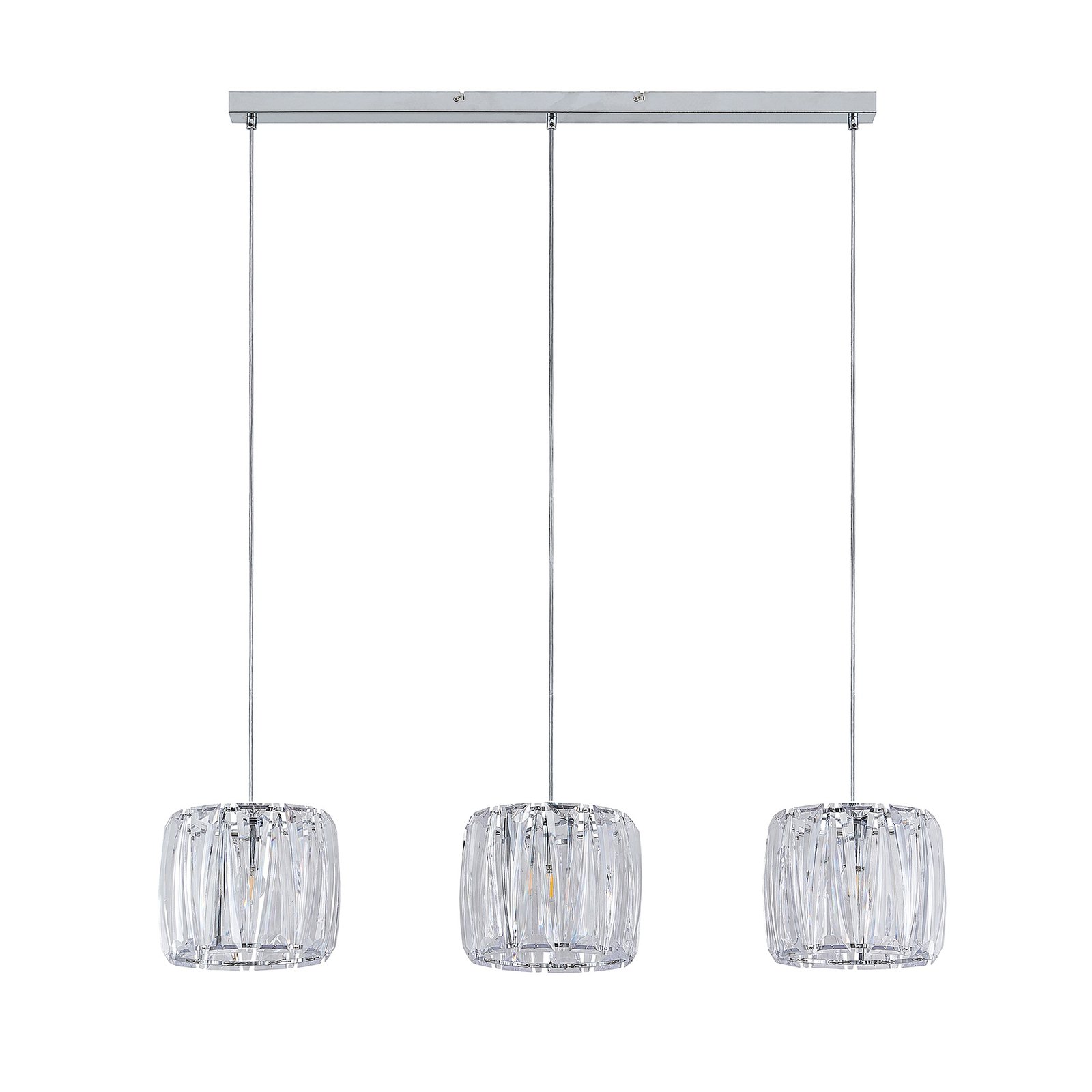 Sofia Pendant Transparent/Chrome - Lindby
