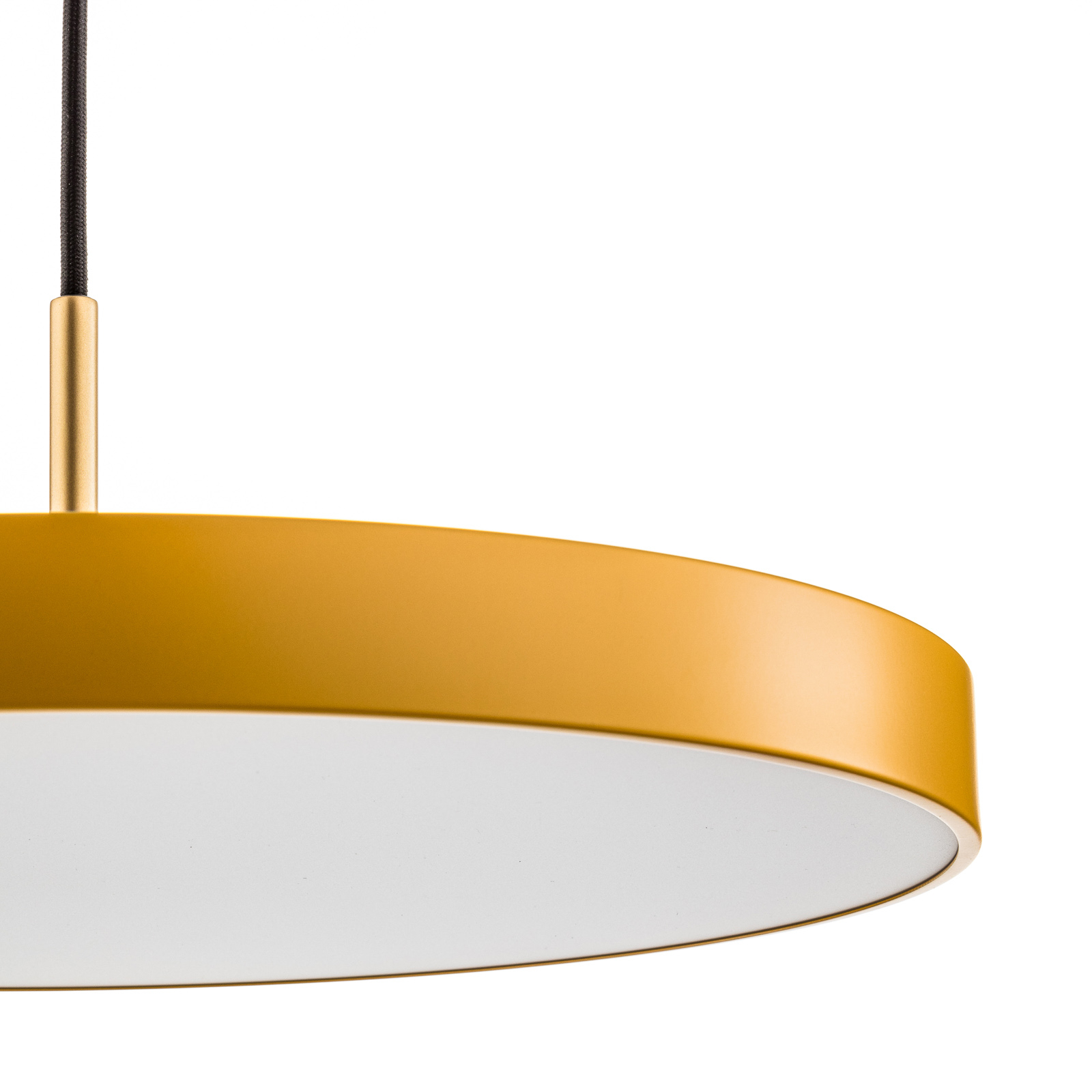 Asteria Medium LED-Hängelampe, gelb/messing, Ø 43 cm - UMAGE