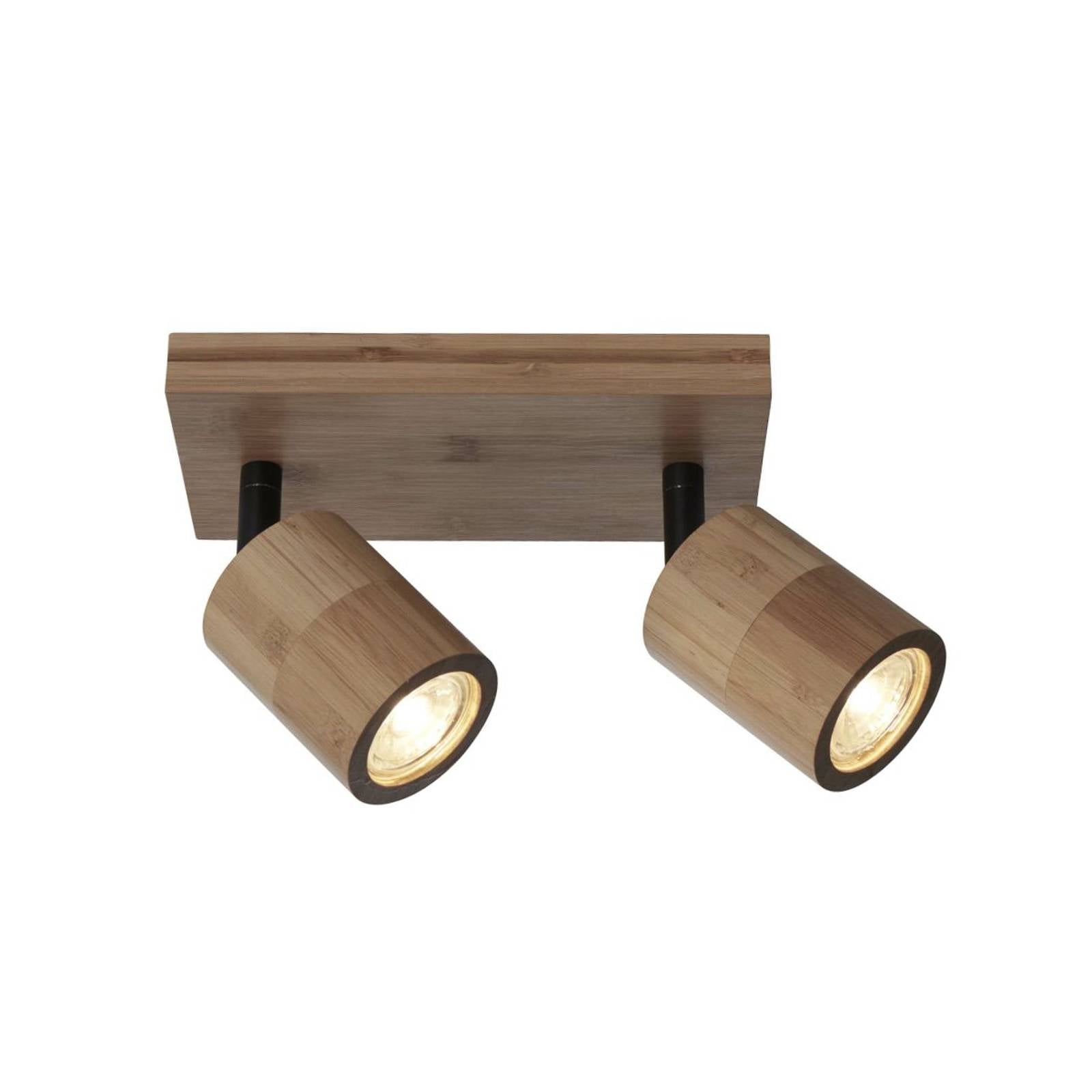 GOOD&MOJO Deckenleuchte Java in Natur GU10 2-flammig - brown