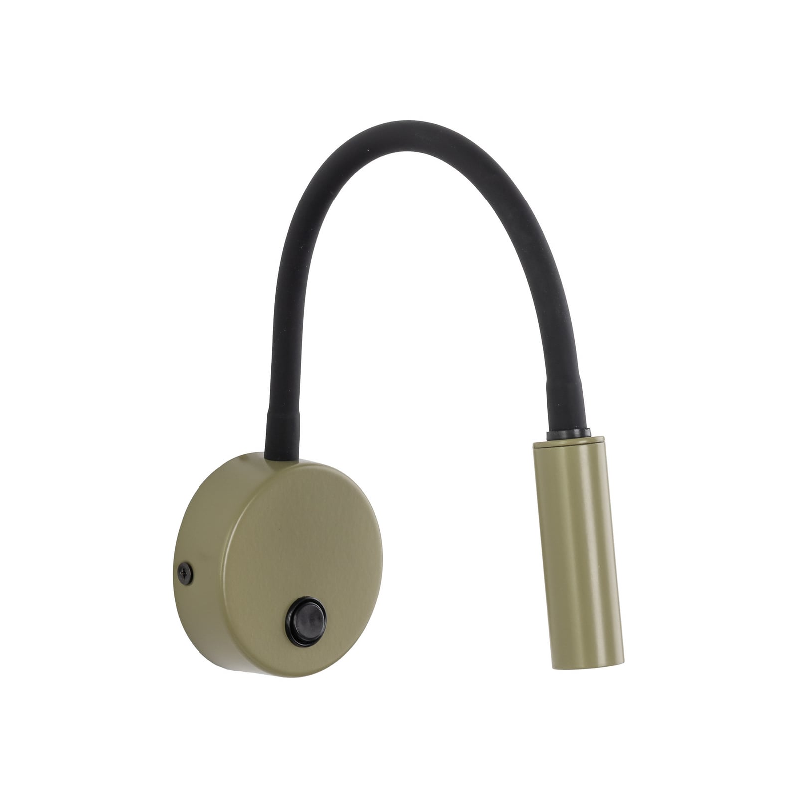 Lagos fali világítás, olajzöld/fekete, G9, magasság 45 cm, fém Lagos fali világítás, olajzöld/fekete, G9, magasság 45 cm, fém