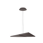 Vibia LED lógó világítás RHYTHM, szürkésbarna, 87 x 63 cm 927 dimmelhető