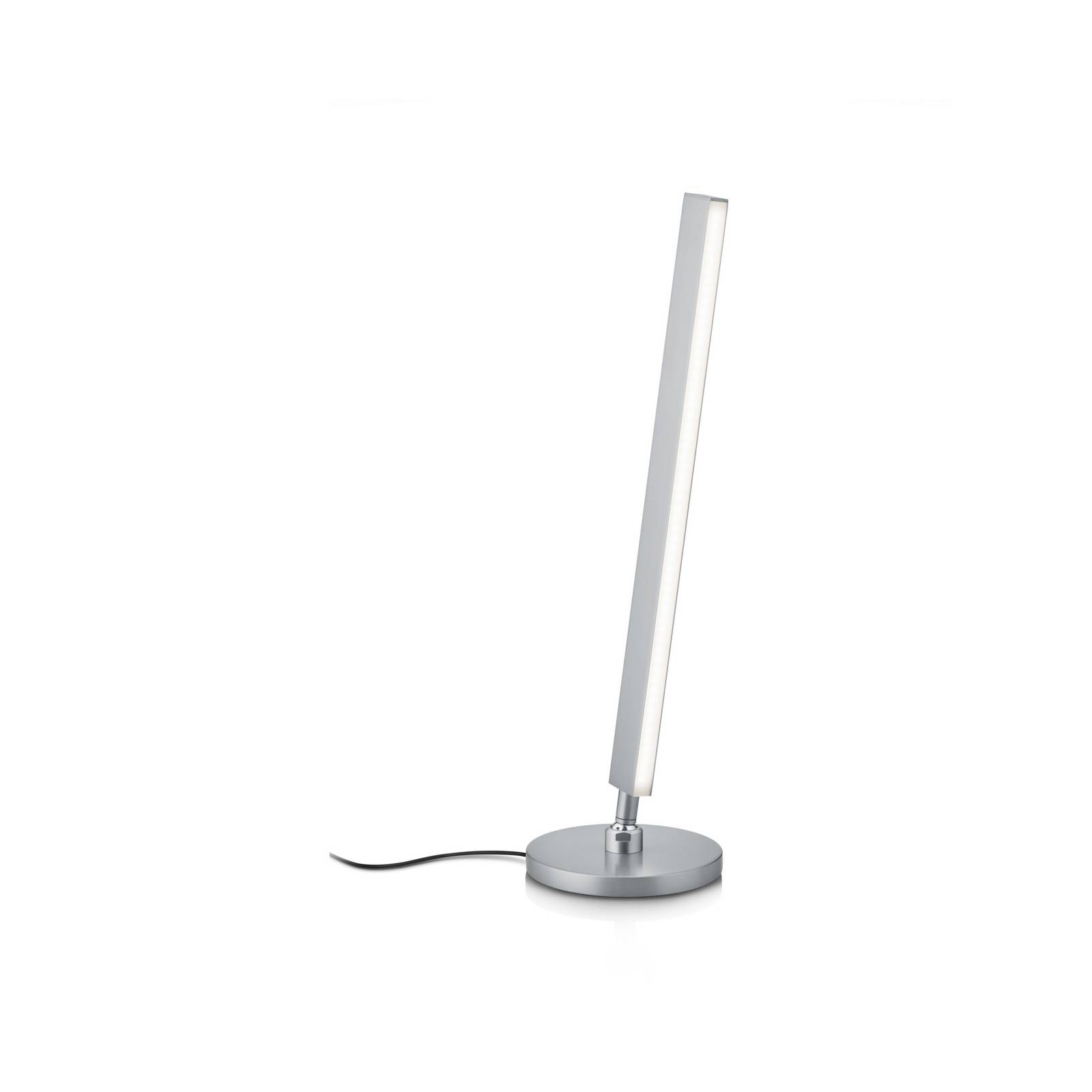 Lampa stołowa LED Kosma, matowy nikiel, CCT, sterowanie gestami