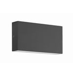 Applique da esterno LED CMD 9070, 17 cm, antracite, IP54, up/down