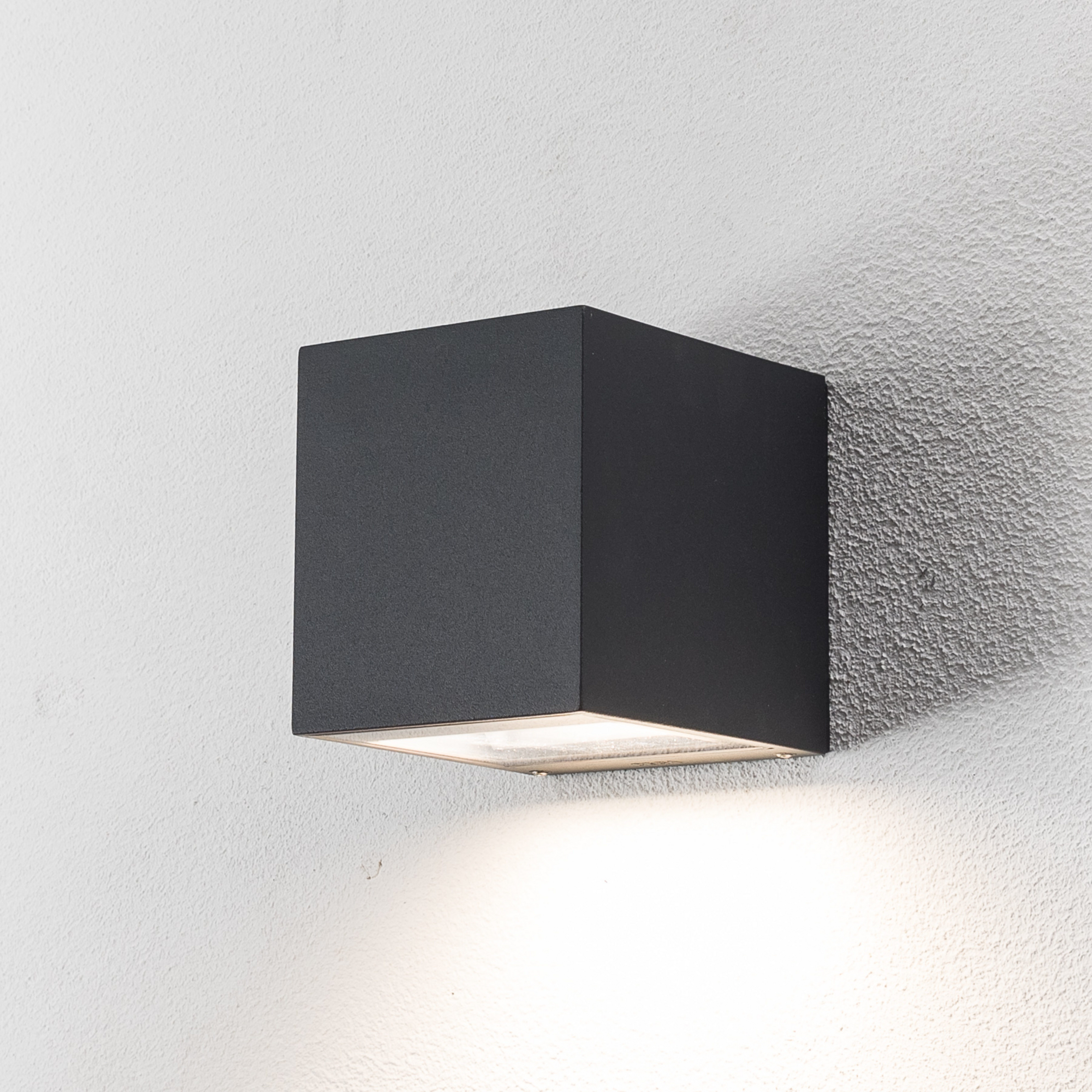 Bega udendørs væglampe 24718 K3, grafit, ned, støbt aluminium