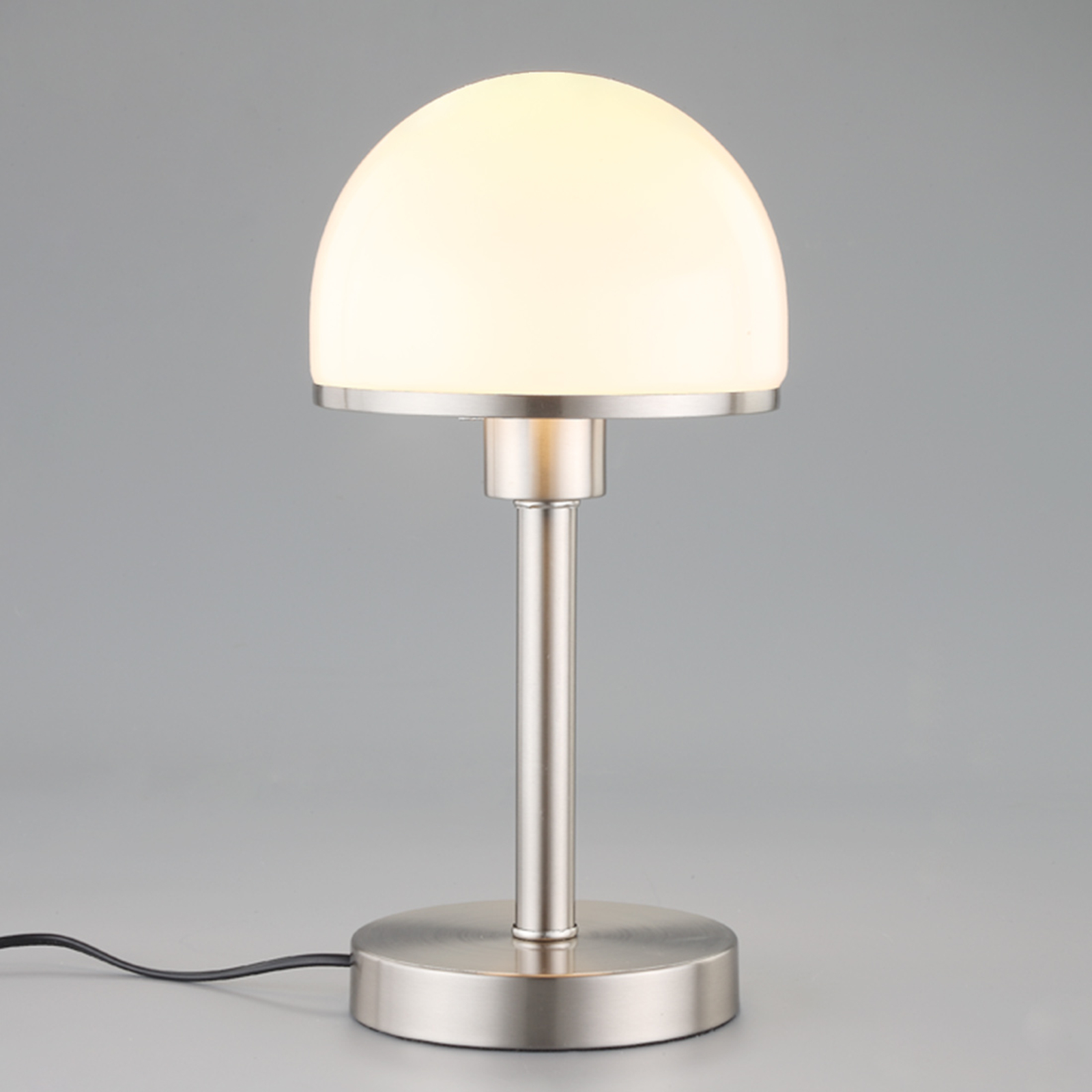 Stylowa lampa stołowa Jolie ze szklanym kloszem
