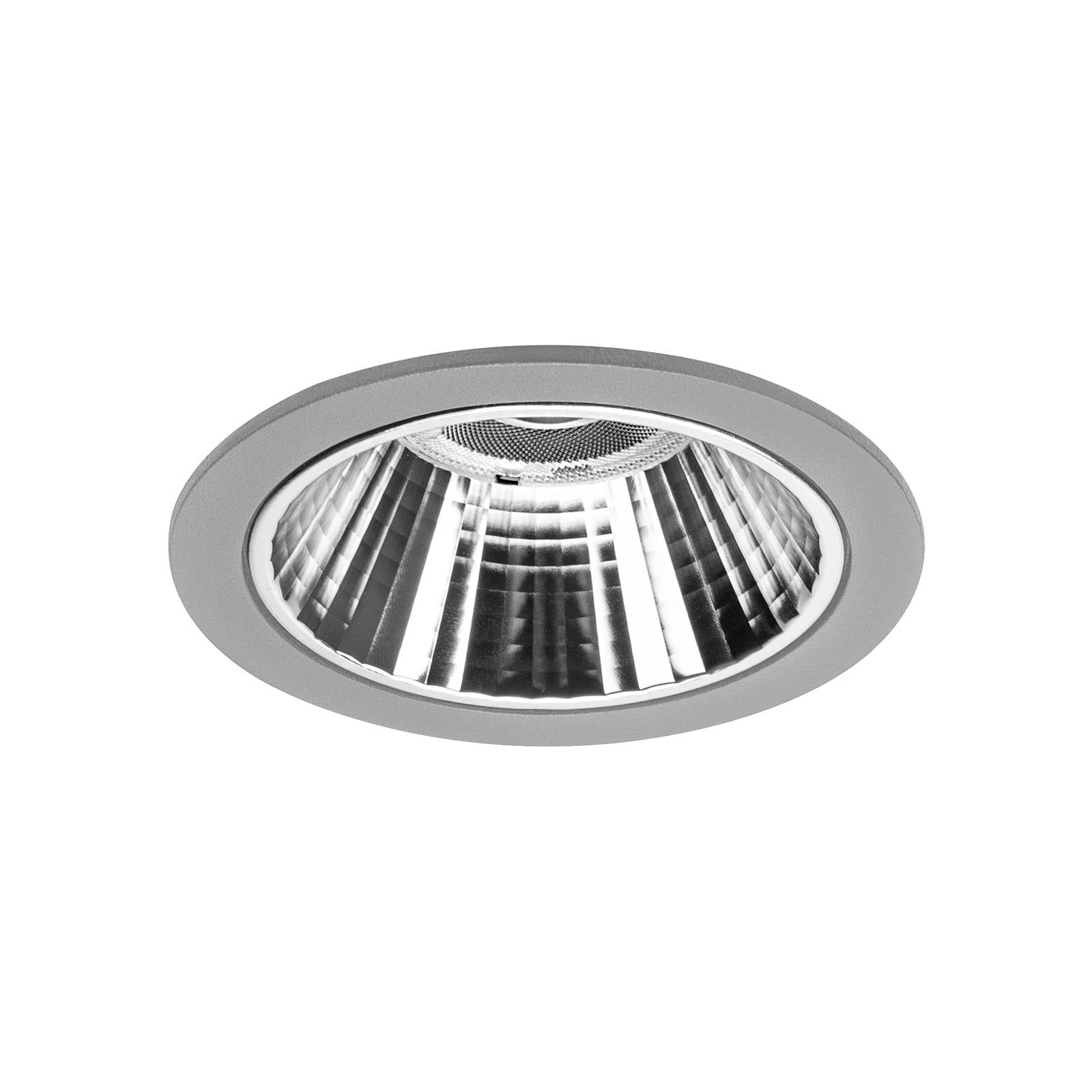 BRUMBERG Apollo Mini facettiert, DALI, rund, 3.500 K, silber
