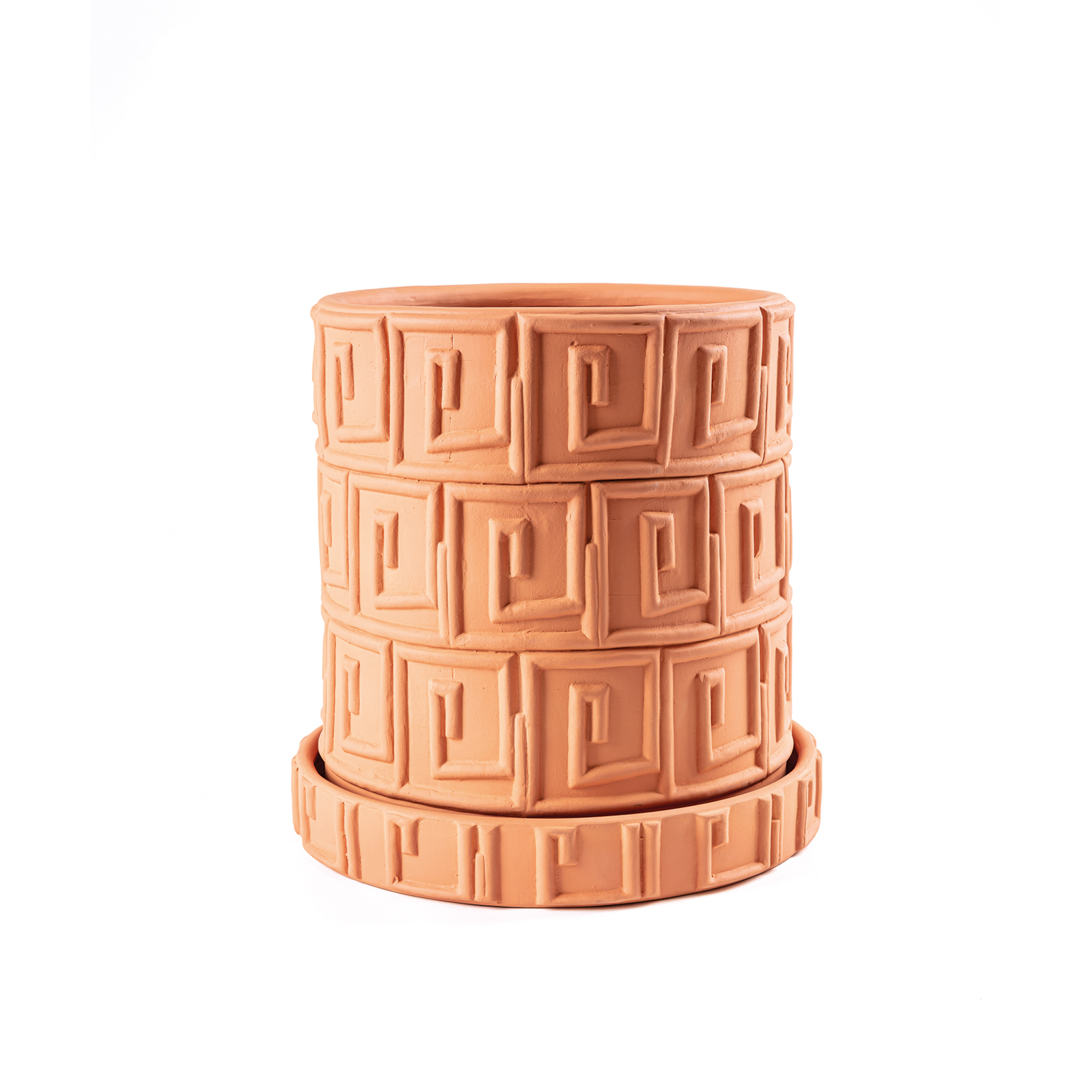 SELETTI Vaso Magna Grecia Greca, sottobicchiere, terracotta