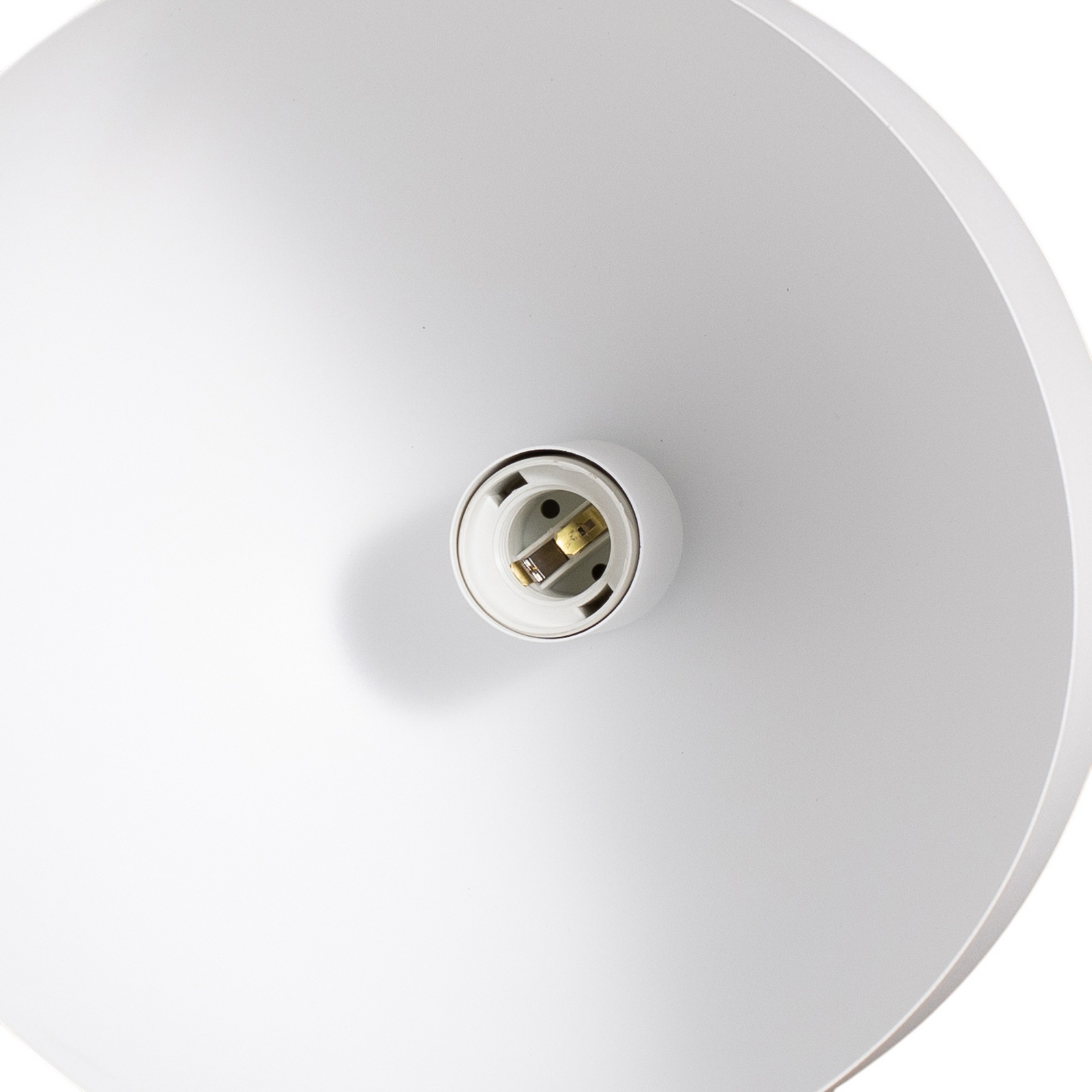 Lampada a sospensione Clementine, bianco/nero, a 1 luce, E27