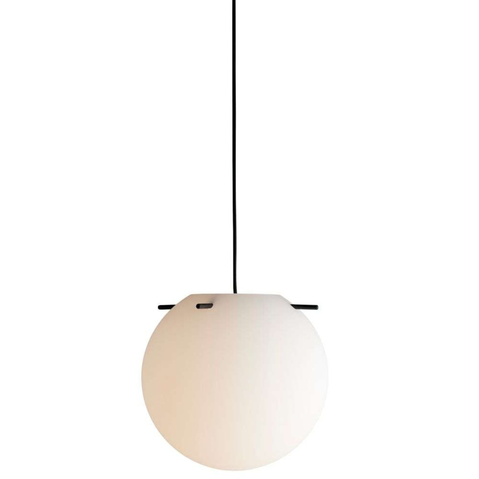 Koi Lustră Pendul Ø32 Opal White/Black - Frandsen