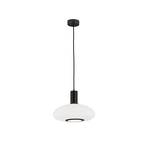 Hanglamp Milano, 1-lamp, ovaal, wit