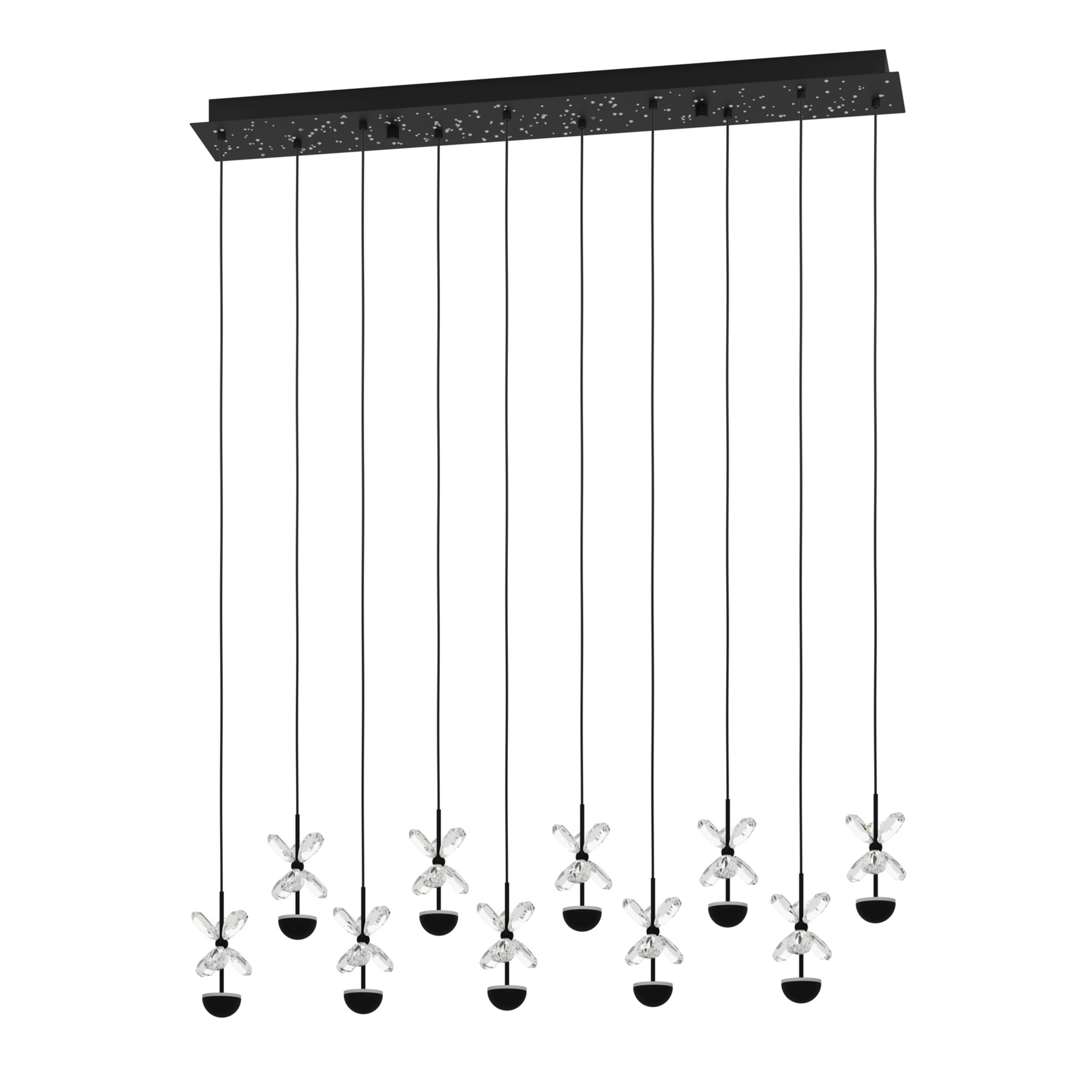Suspension Pianopoli noire 87 cm de long - EGLO Stars of Light