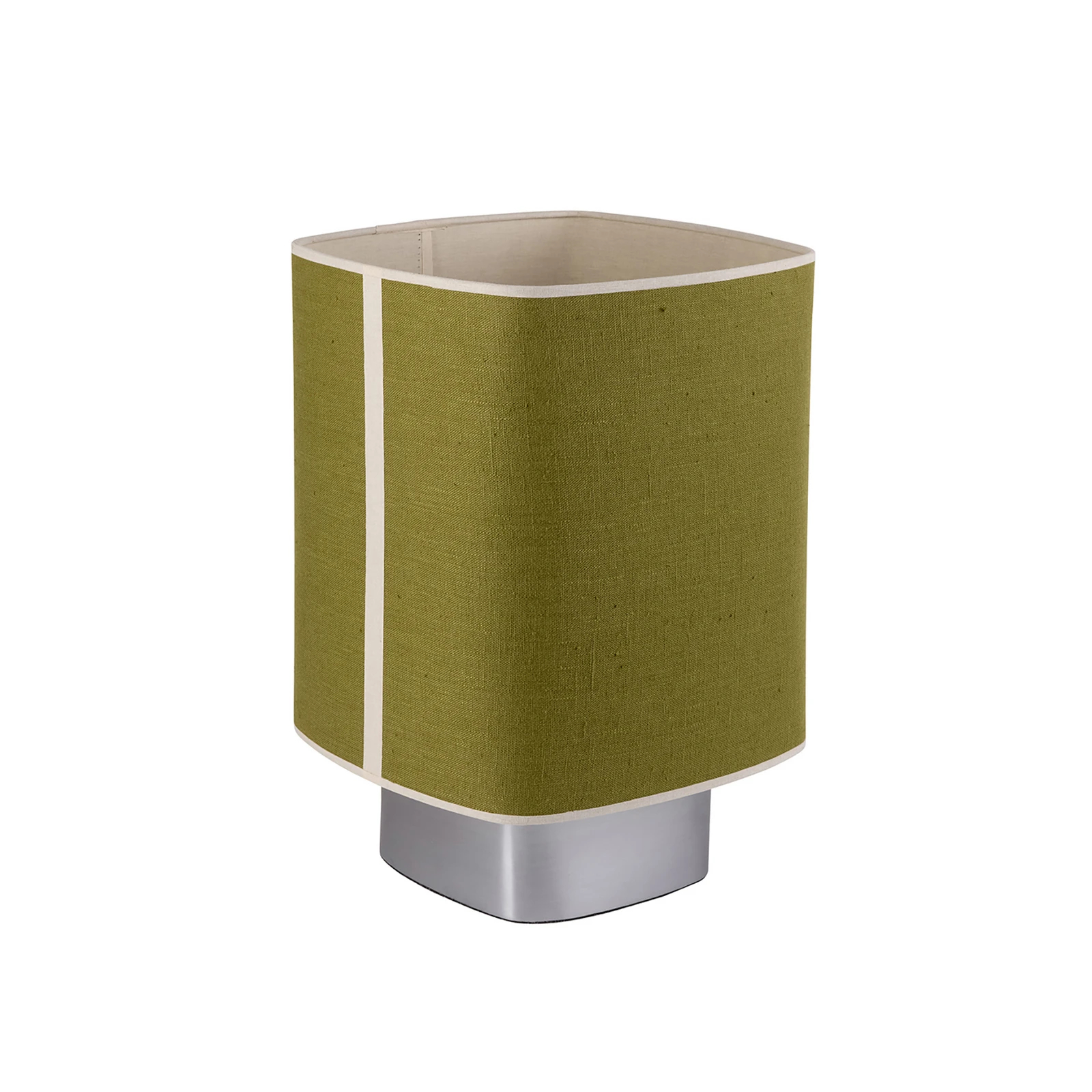 MARKET SET bordlampe Dolce, avocadogrøn, hør, E27