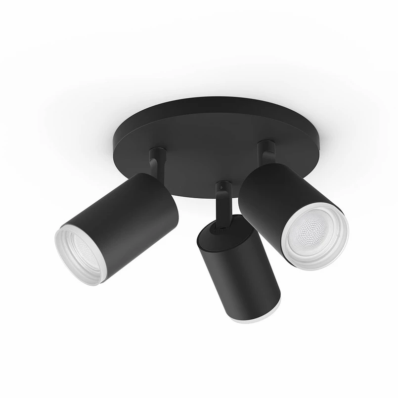Philips Hue - Fugato Punkt 3 Deckenleuchte Bluetooth White/Color Amb. Black