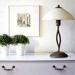 Capri asztali lámpa magassága 45 cm krém/bronz