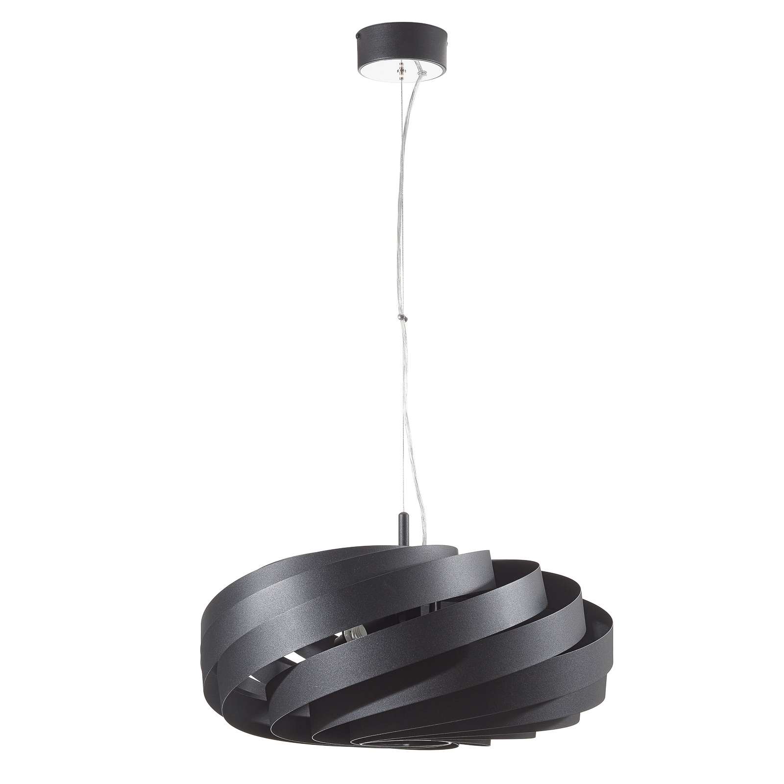 Vento függő lámpa, fekete, Ø 60 cm