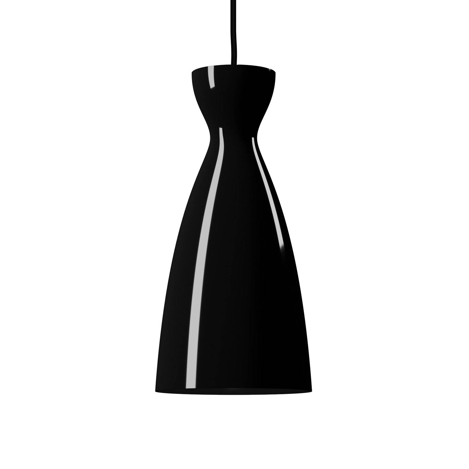 Nyta Pretty long hanging lamp 3m, glossy black