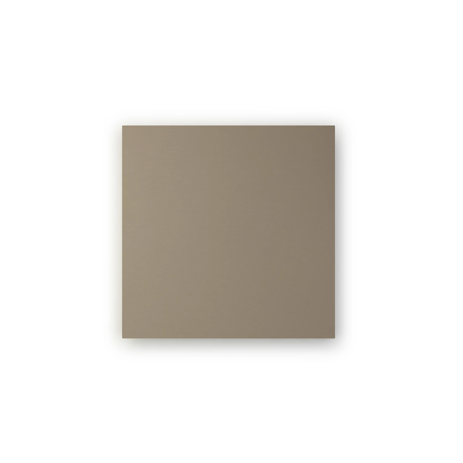 BLADE Q LED fali világítás, taupe, 44 x 44 cm, fém, dimmelhető fényerő