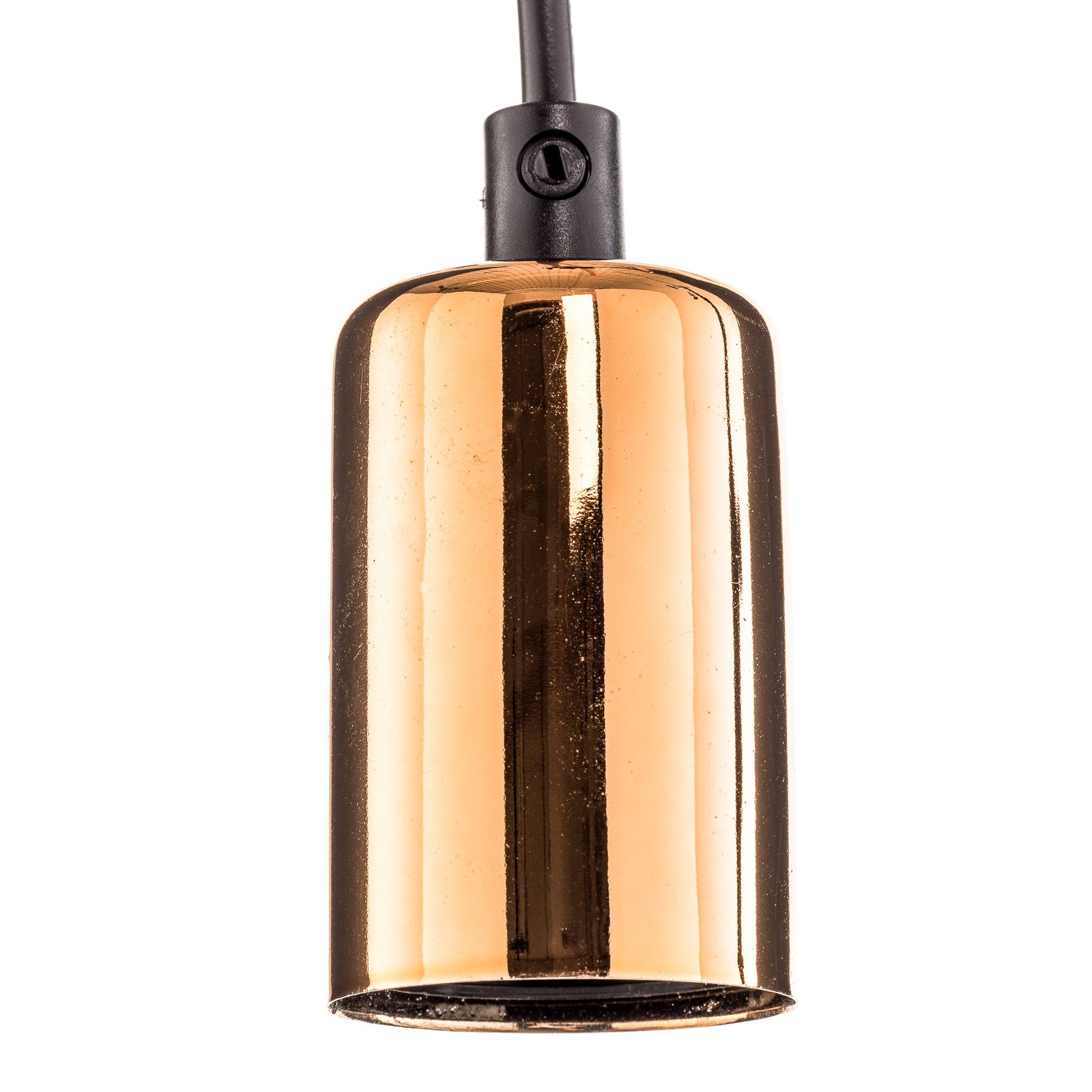 Spark K1 wall light in black and copper
