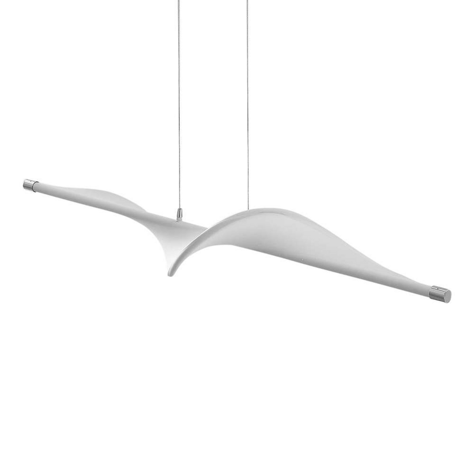 Edano Lustră Pendul White/Chrome - Lucande