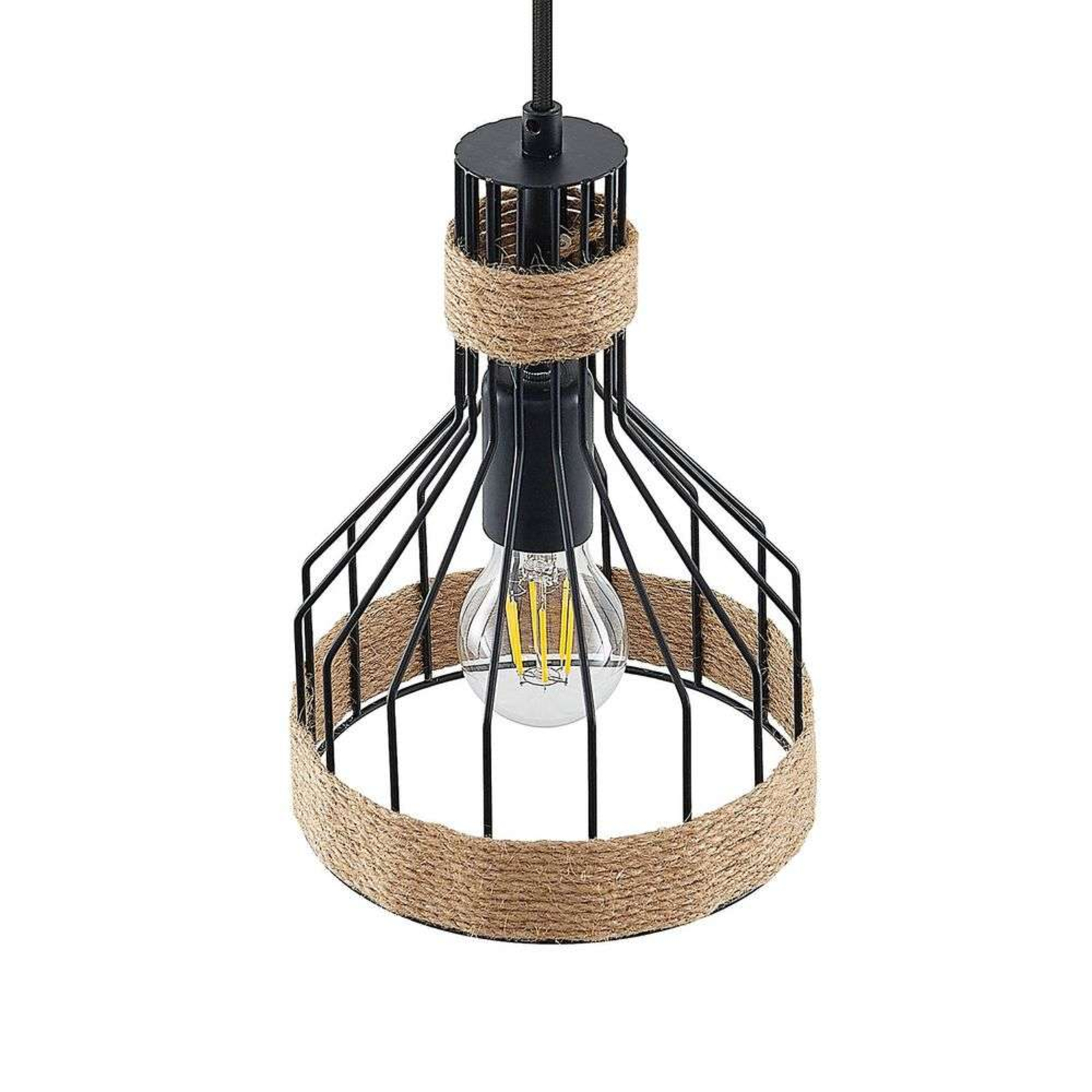 Ivaneska Taklampa Black - Lindby