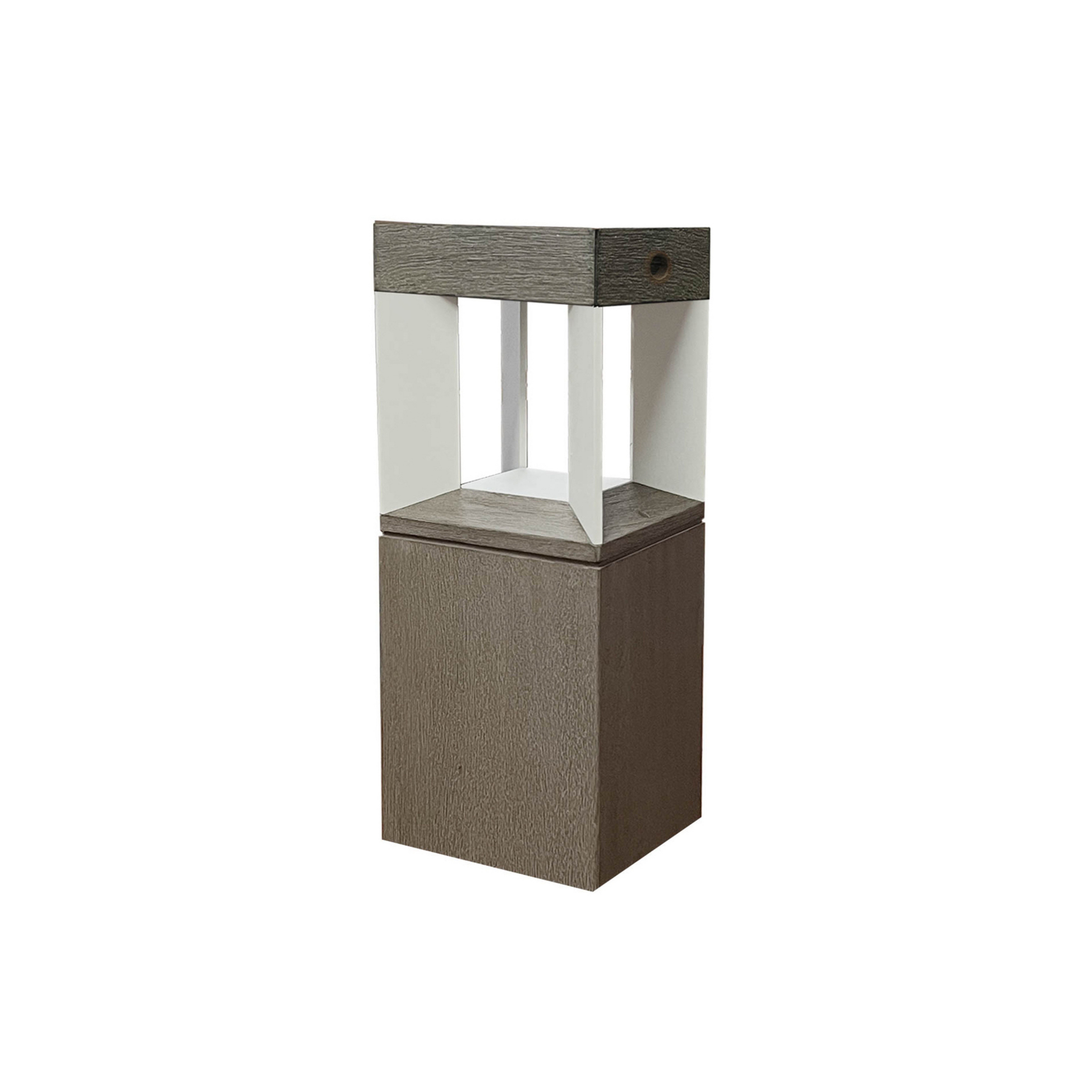 Słupek oświetleniowy LED Teckalu teak/biały