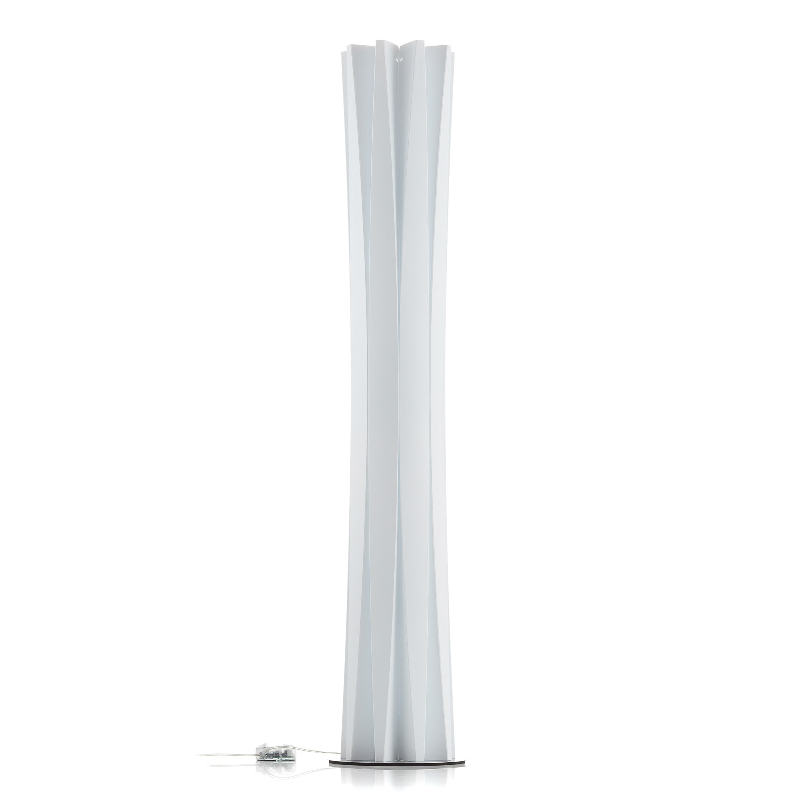 Stojací lampa Slamp Bach, výška 161 cm, bílá