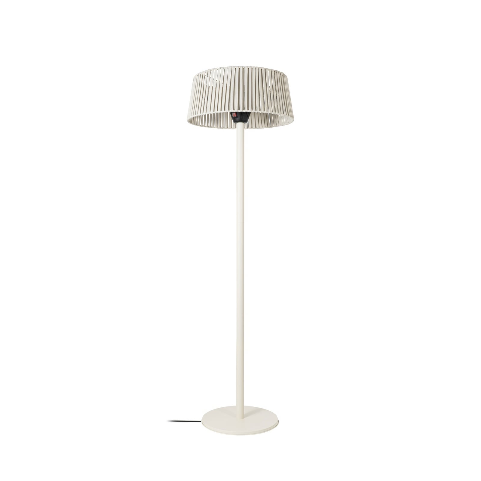 Radiateur rayonnant sur pied Pyravo, beige, 200 cm, aluminium, IP44 - Lucande Radiateur rayonnant sur pied Pyravo, beige, 200 cm, aluminium, IP44 - Lucande